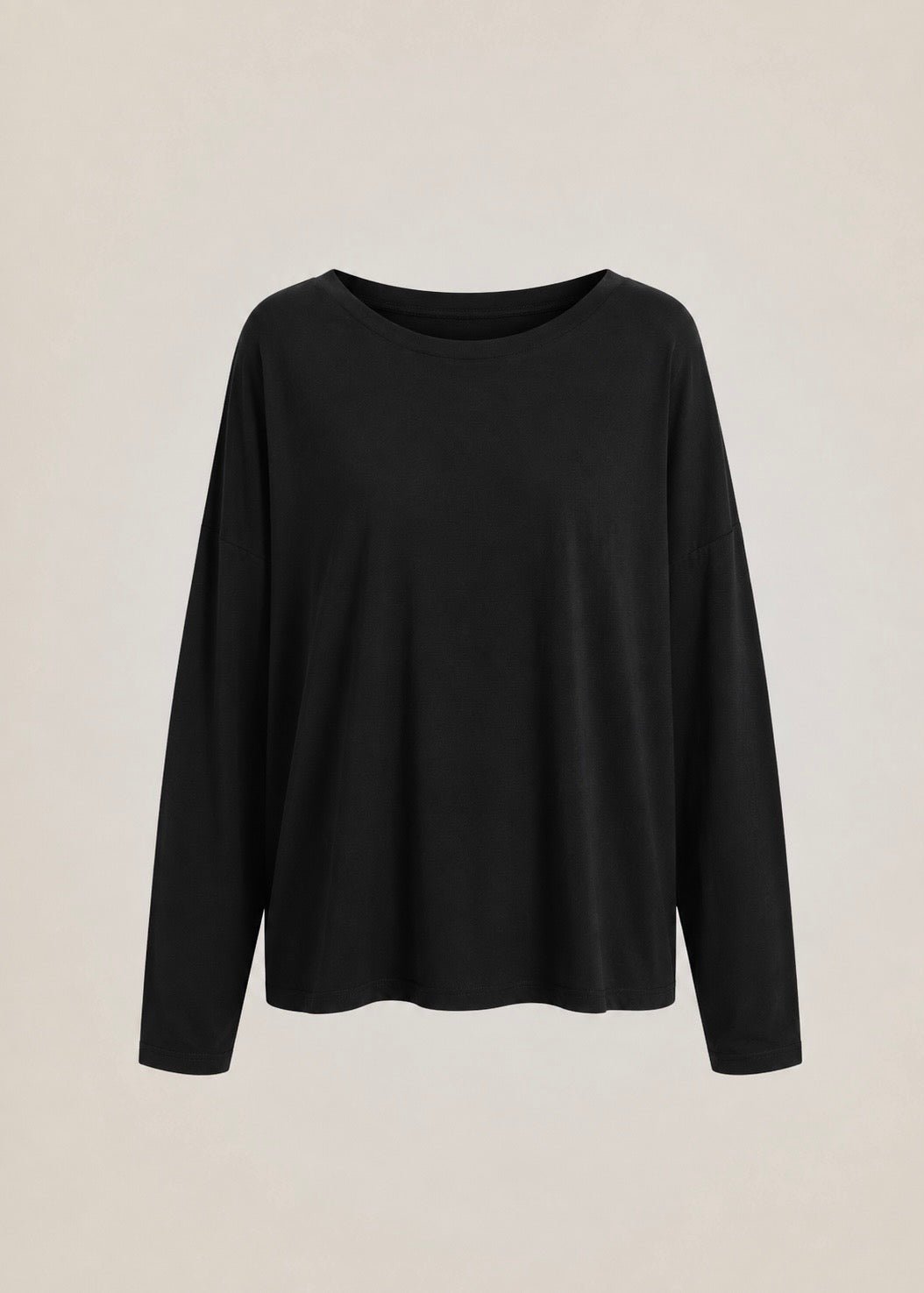 View our Kit Classic Long Line Tee With Back Seam In Black - by Tribute Store