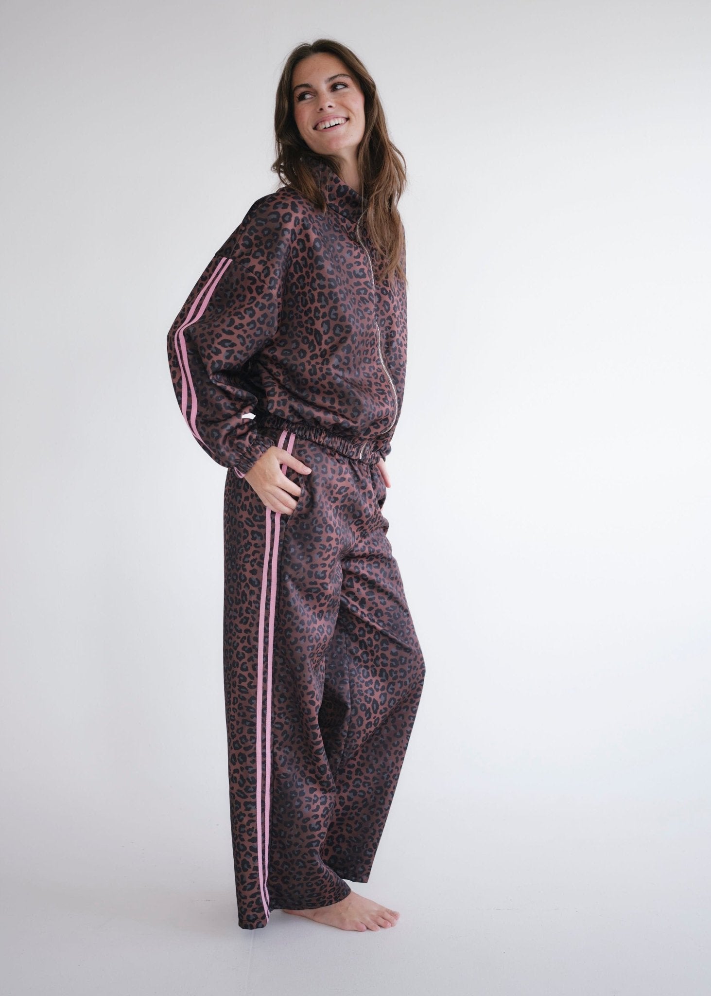 View our Leopard Rose Track Top - by Tribute Store