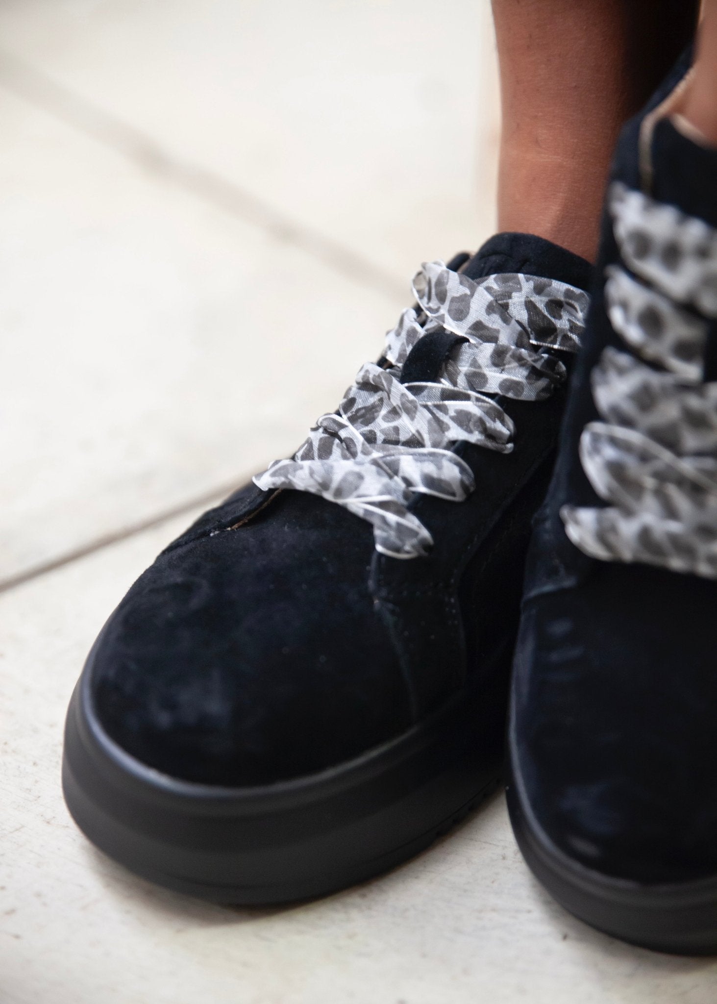View our Lyra Platform Sneaker In Black - by Tribute Store