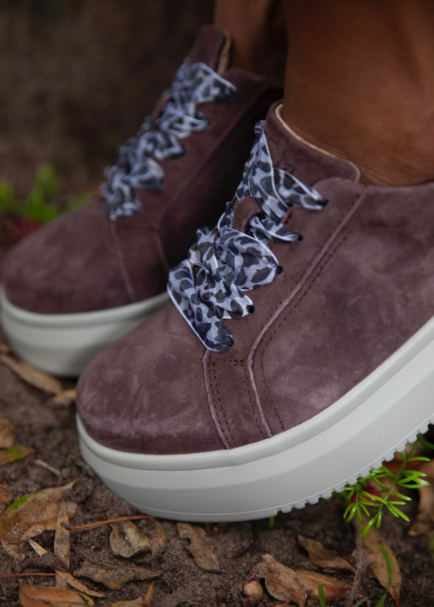 View our Lyra Platform Sneaker In Chestnut - by Tribute Store