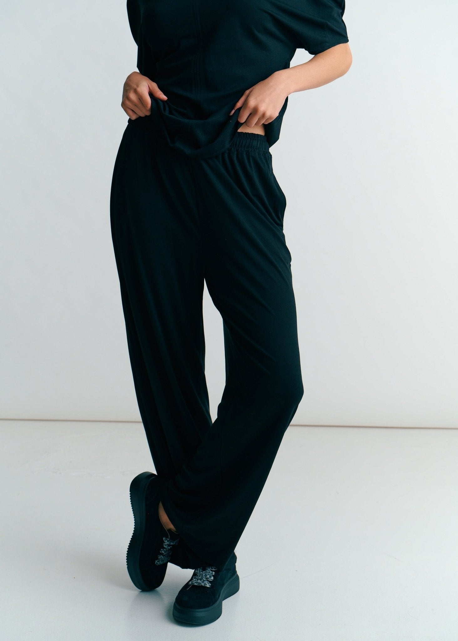 View our Malibu Butter Feel Palazzo Pants In Black - by Tribute Store