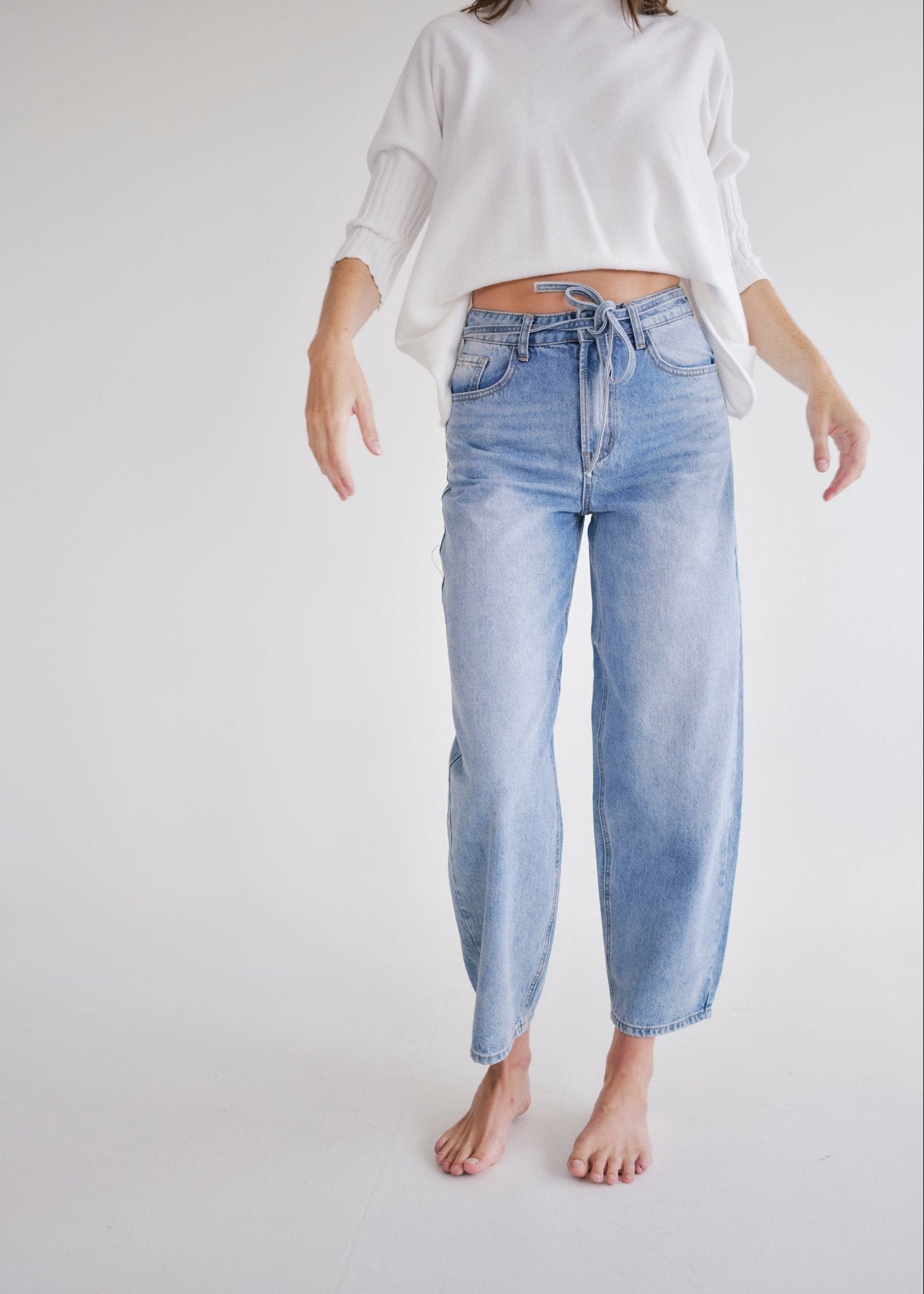 View our Mom Denim Jeans In Blue - by Tribute Store