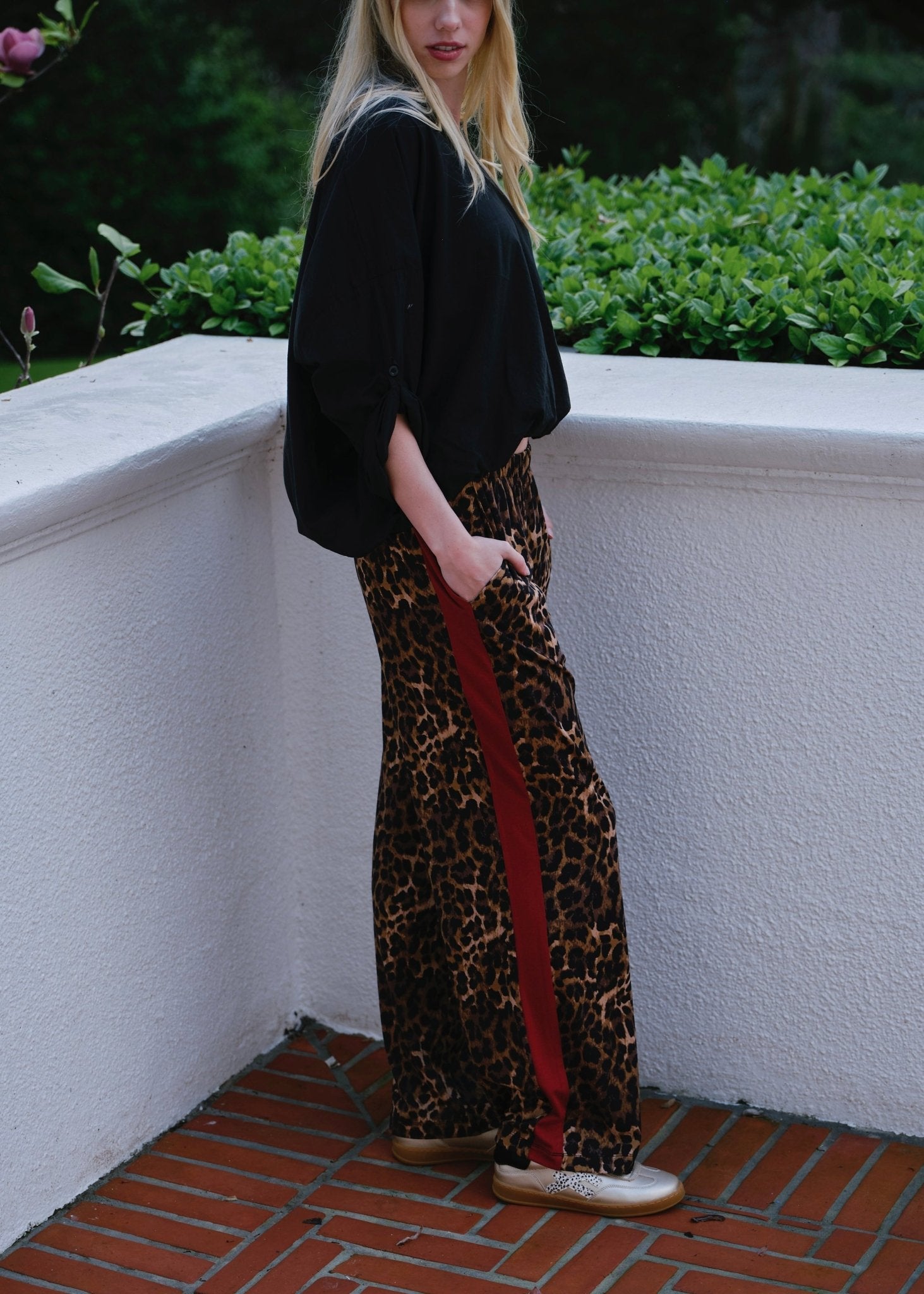 View our Nikita Leopard Stripe Pants - by Tribute Store