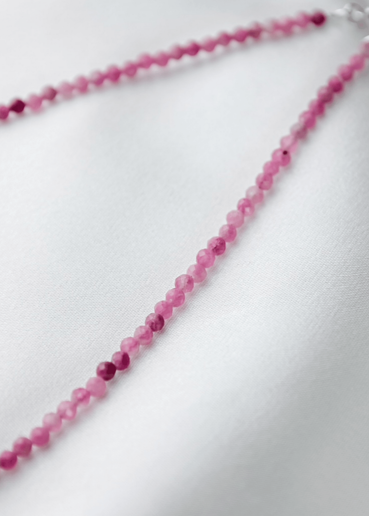 View our Pink Tourmaline Choker Necklace - by Tribute Store