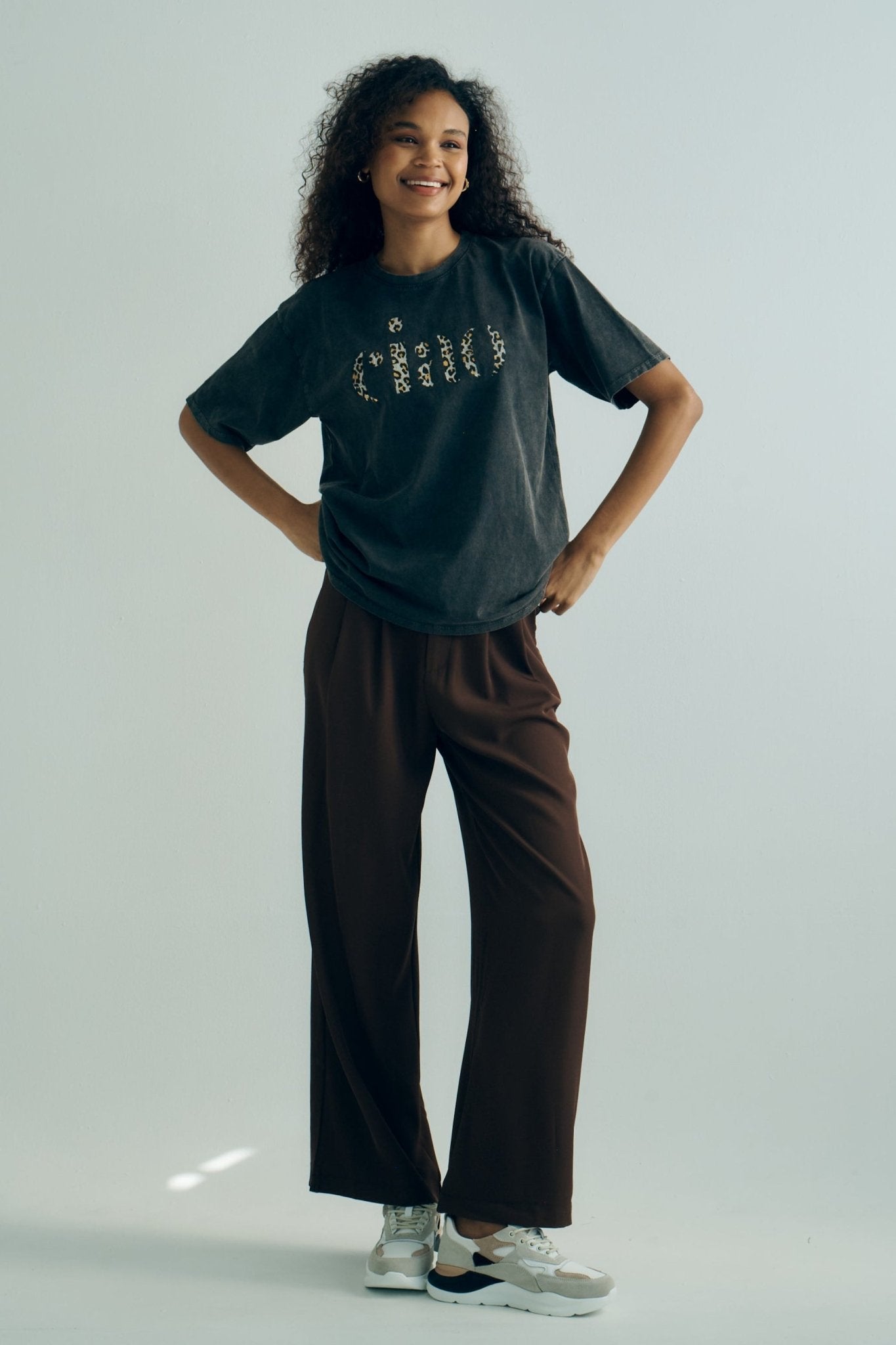 View our Pleated Trousers in Chocolate Brown - by Tribute Store