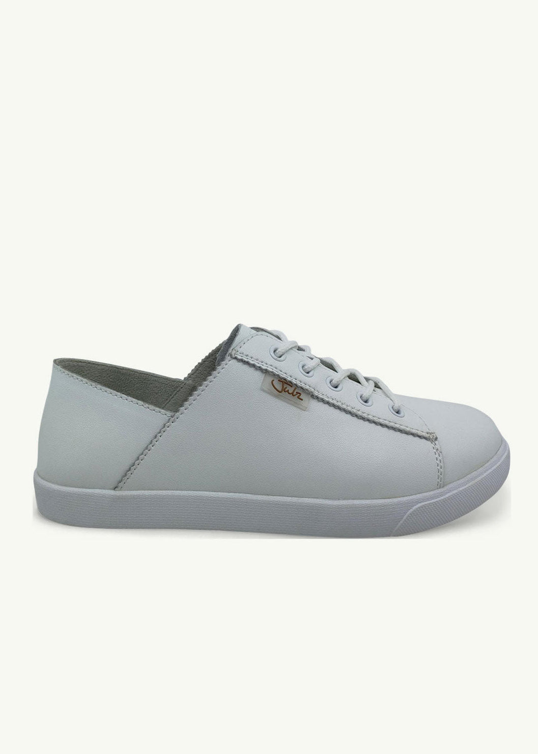 View our PRE ORDER: Julz Vicki Leather Sneaker in White - by Tribute Store