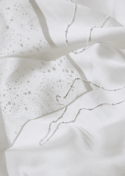 View our Silver Italian Waterproof Modern Dotted Necklace - by Tribute Store