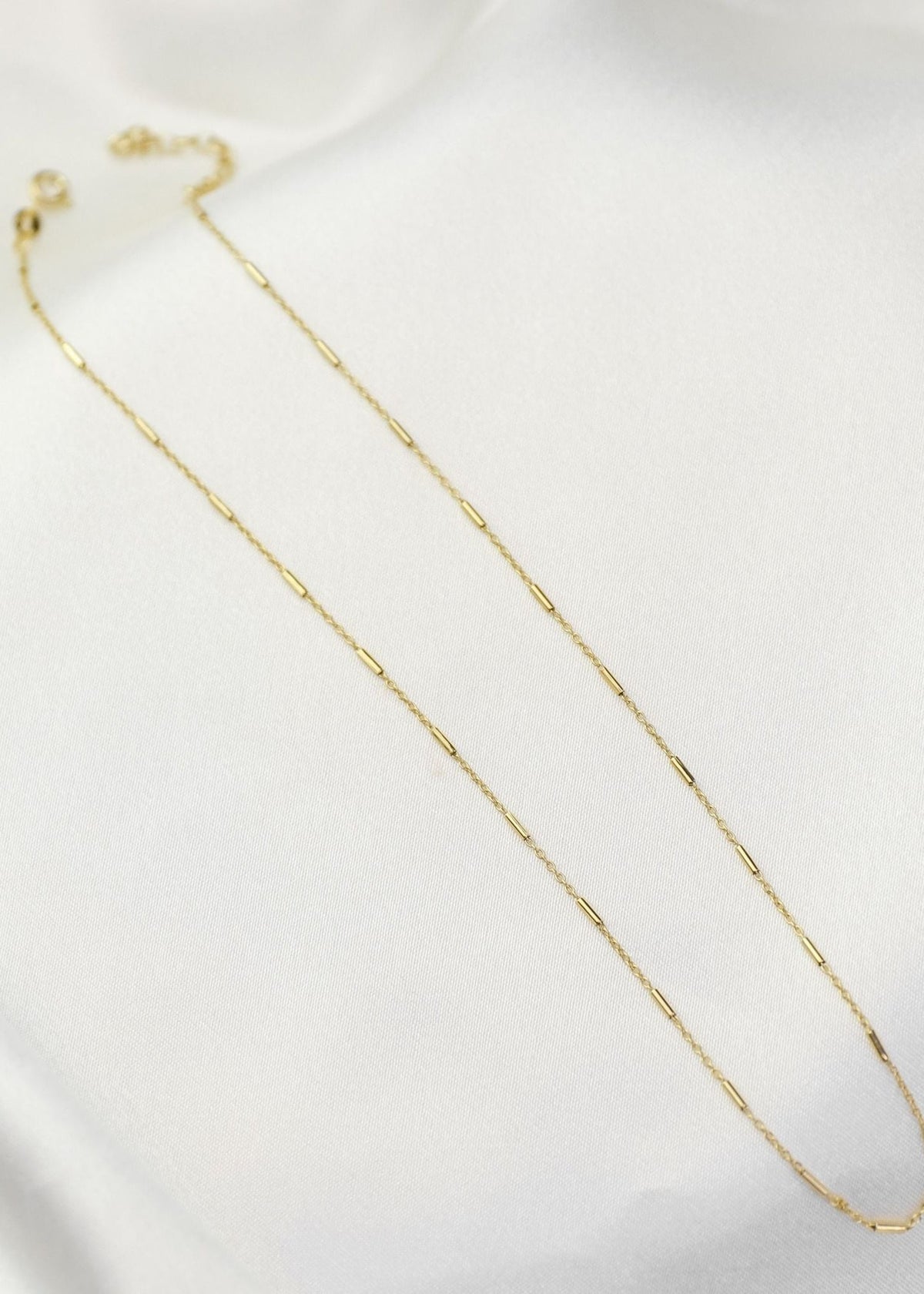 View our Silver Italian Waterproof Staggered Bar Necklace - by Tribute Store