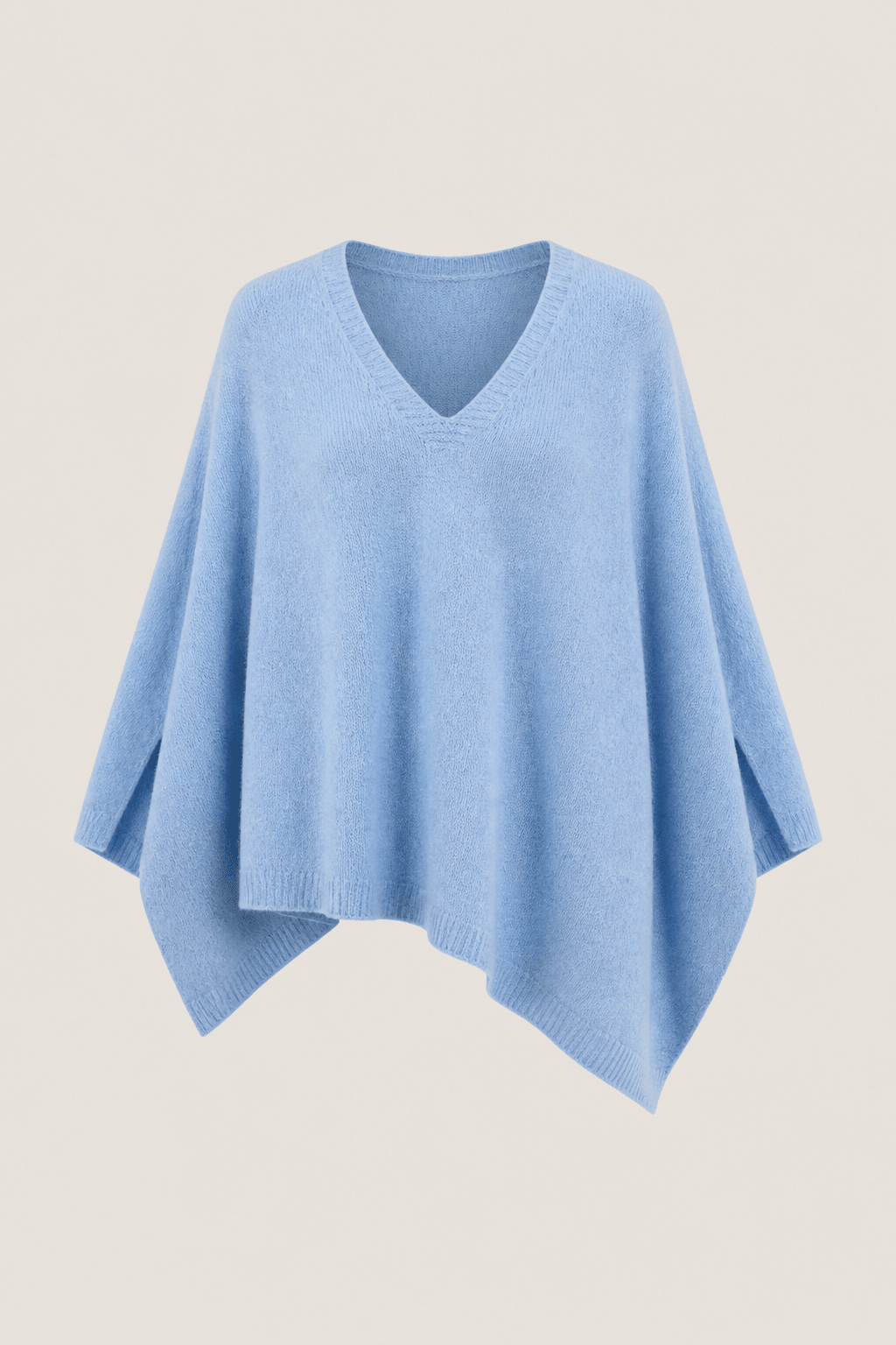 View our Sole Mio Oversized Batwing Knit in Sky Blue - by Tribute Store