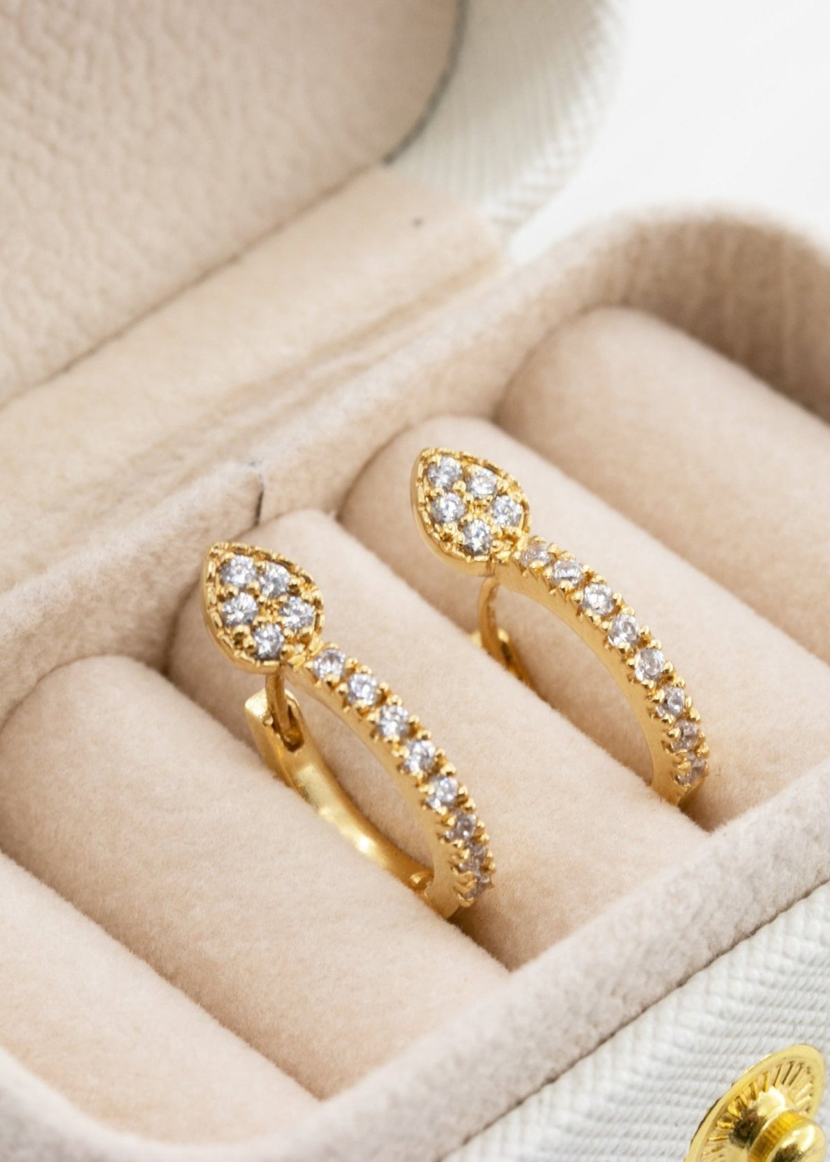View our Teardrop Huggie Earring - by Tribute Store