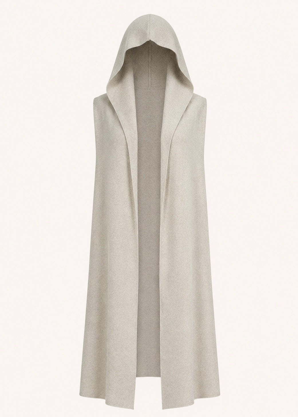 View our The Nomad Hooded Vest in Cream - by Tribute Store