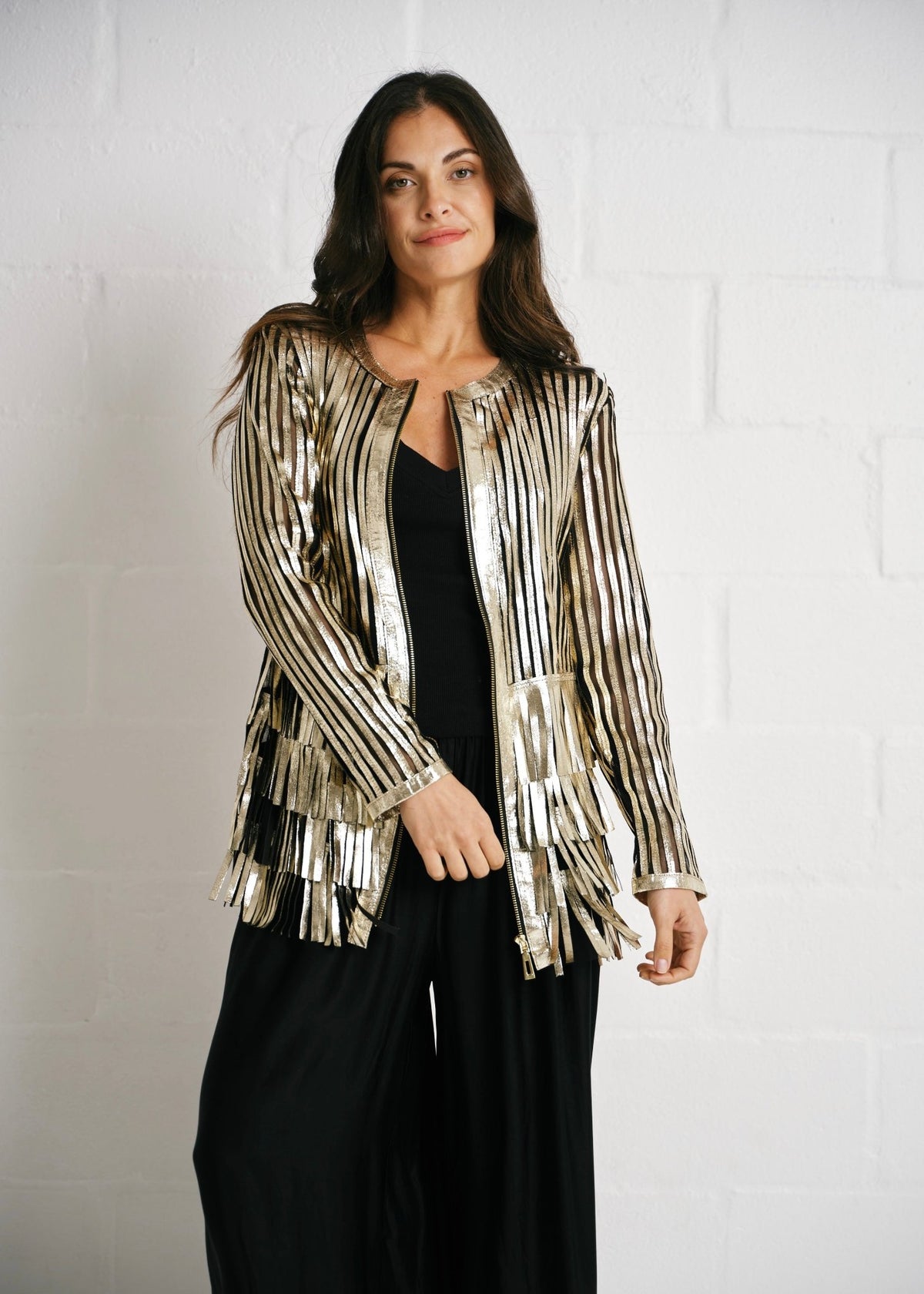 View our The Showstopper Fringe Jacket - by Tribute Store