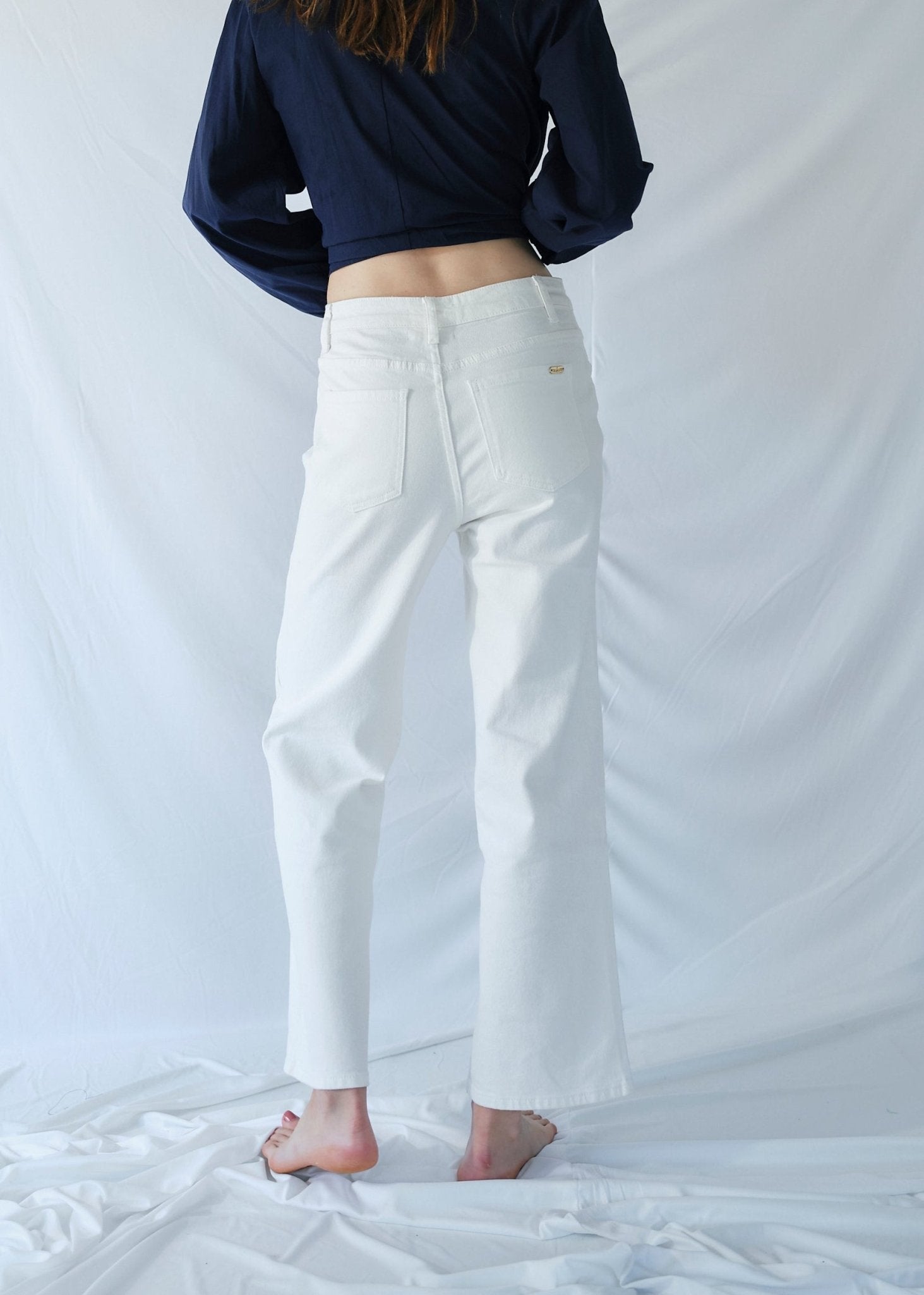 View our White Jeans with Plait Detail - by Tribute Store
