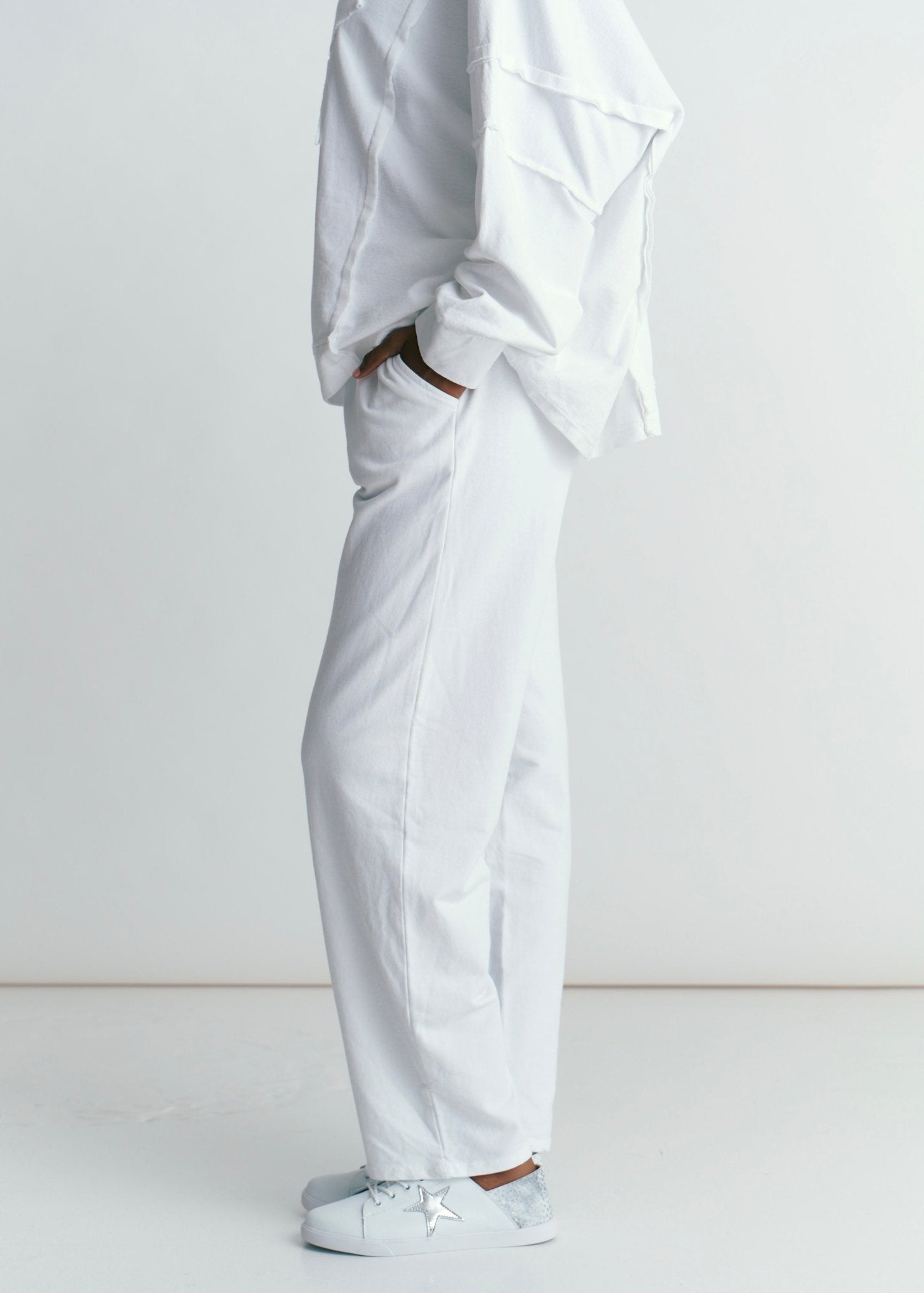 View our Wide Leg Pants In White - by Tribute Store