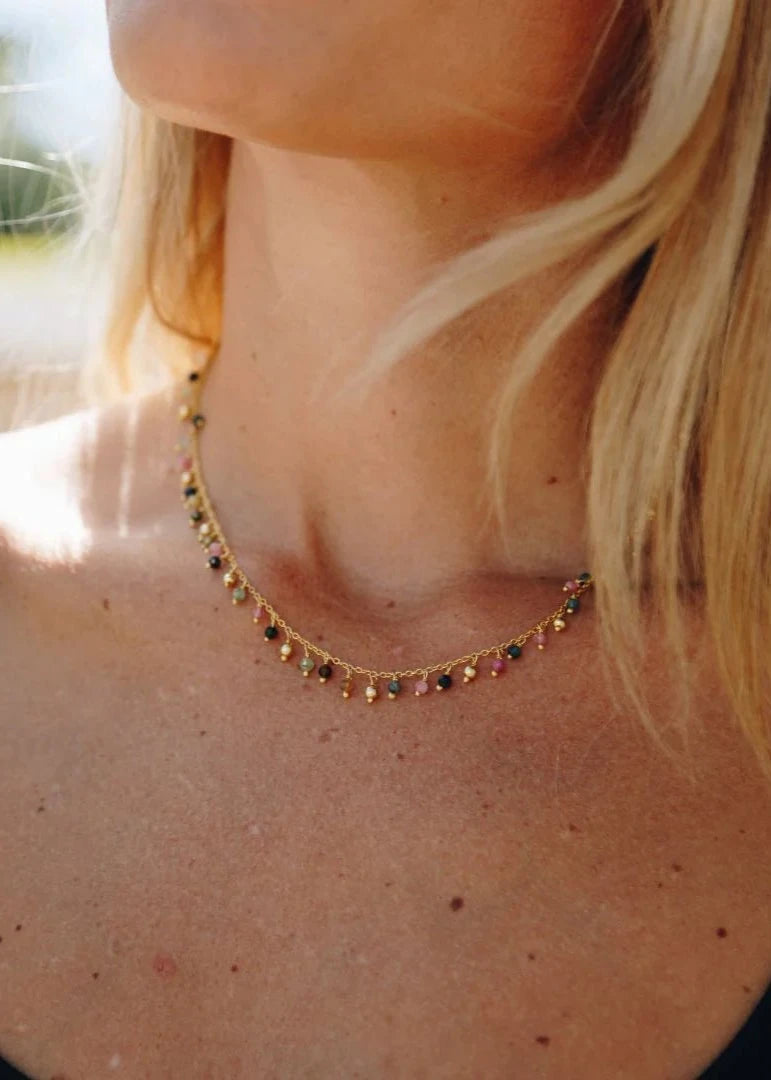 View our Tourmaline Charm Necklace - The ultimate ACCESSORIES created by Robyn Real Jewels and sold here, at Tribute Store