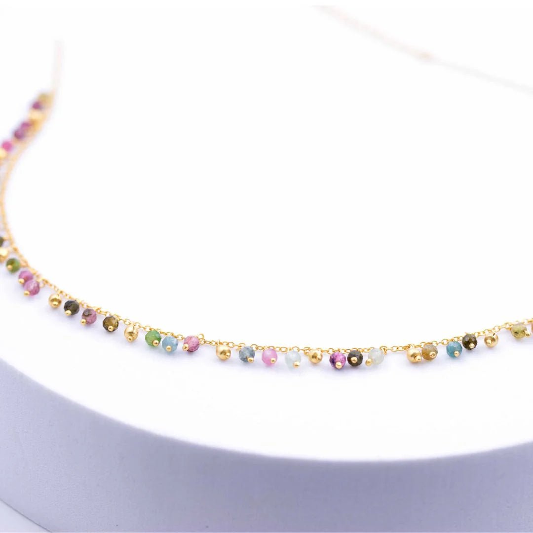 View our Tourmaline Charm Necklace - The ultimate ACCESSORIES created by Robyn Real Jewels and sold here, at Tribute Store