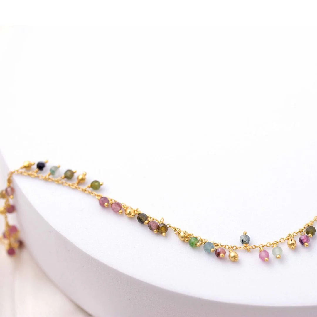 View our Tourmaline Charm Necklace - The ultimate ACCESSORIES created by Robyn Real Jewels and sold here, at Tribute Store