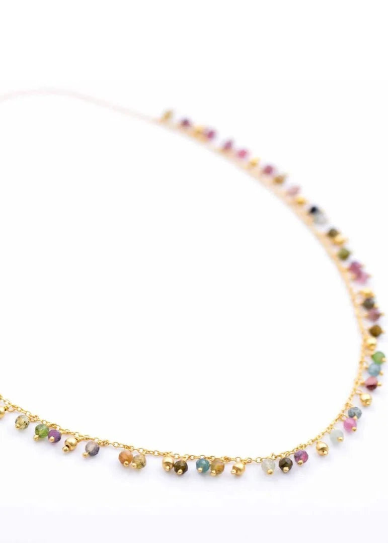 View our Tourmaline Charm Necklace - The ultimate ACCESSORIES created by Robyn Real Jewels and sold here, at Tribute Store