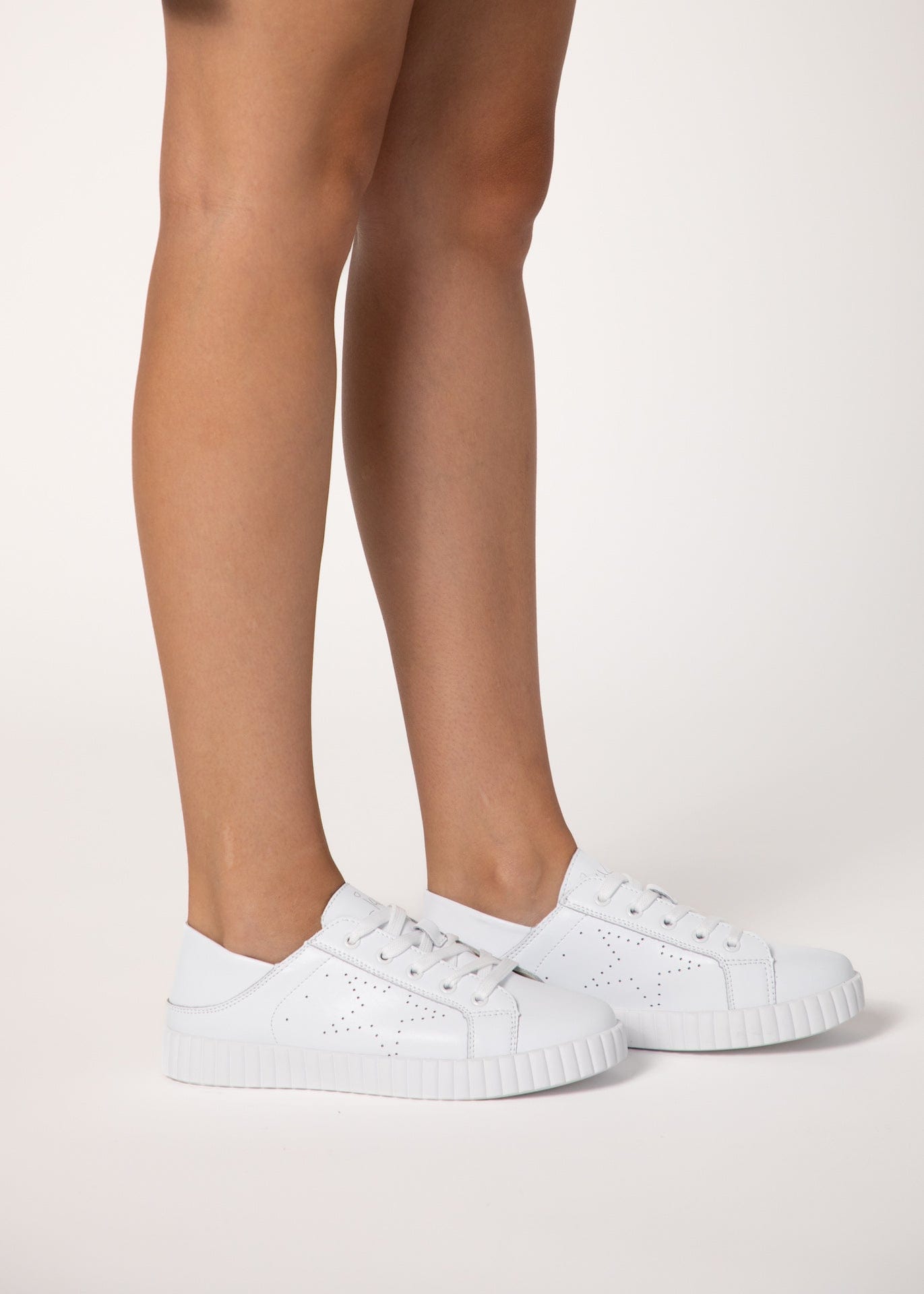 View our Valentina Leather Sneaker in Crisp White - The ultimate SHOES created by Julz and sold here, at Tribute Store