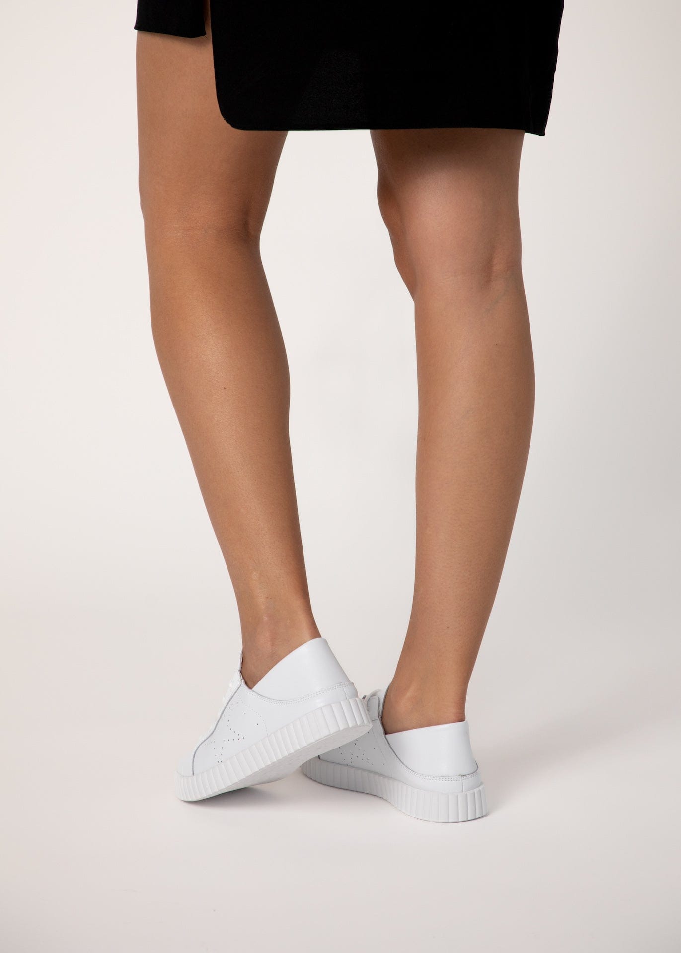 View our Valentina Leather Sneaker in Crisp White - The ultimate SHOES created by Julz and sold here, at Tribute Store