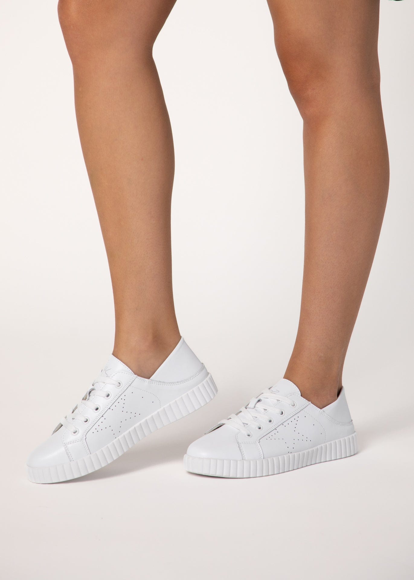 View our Valentina Leather Sneaker in Crisp White - The ultimate SHOES created by Julz and sold here, at Tribute Store