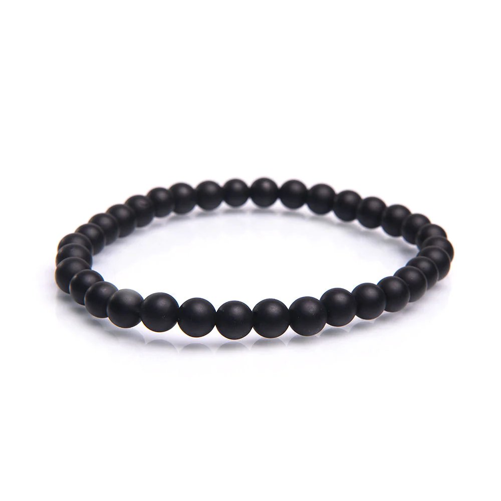 Bracelet In Black Onyx Stone - Tribute StoreRobyn Real Jewels