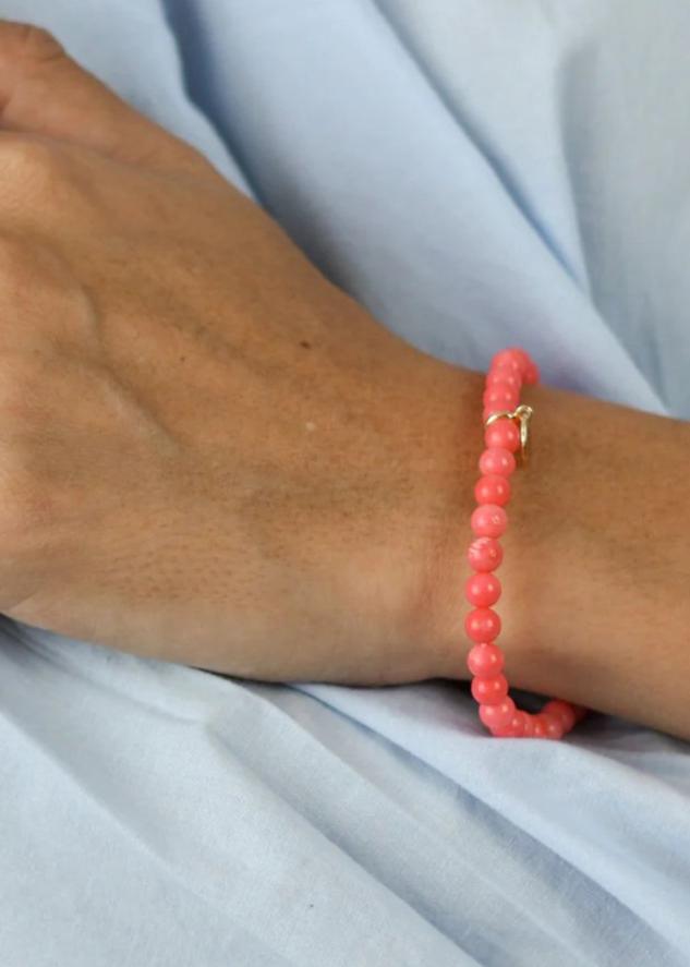 View our Pink Coral Bracelet - The ultimate ACCESSORIES created by Robyn Real Jewels and sold here, at Tribute Store