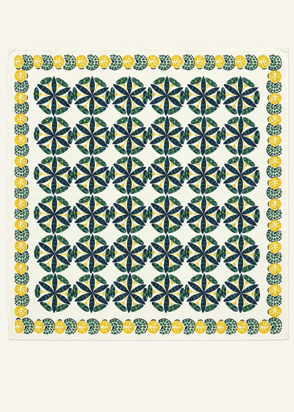 Citrus Bloom Square Scarf