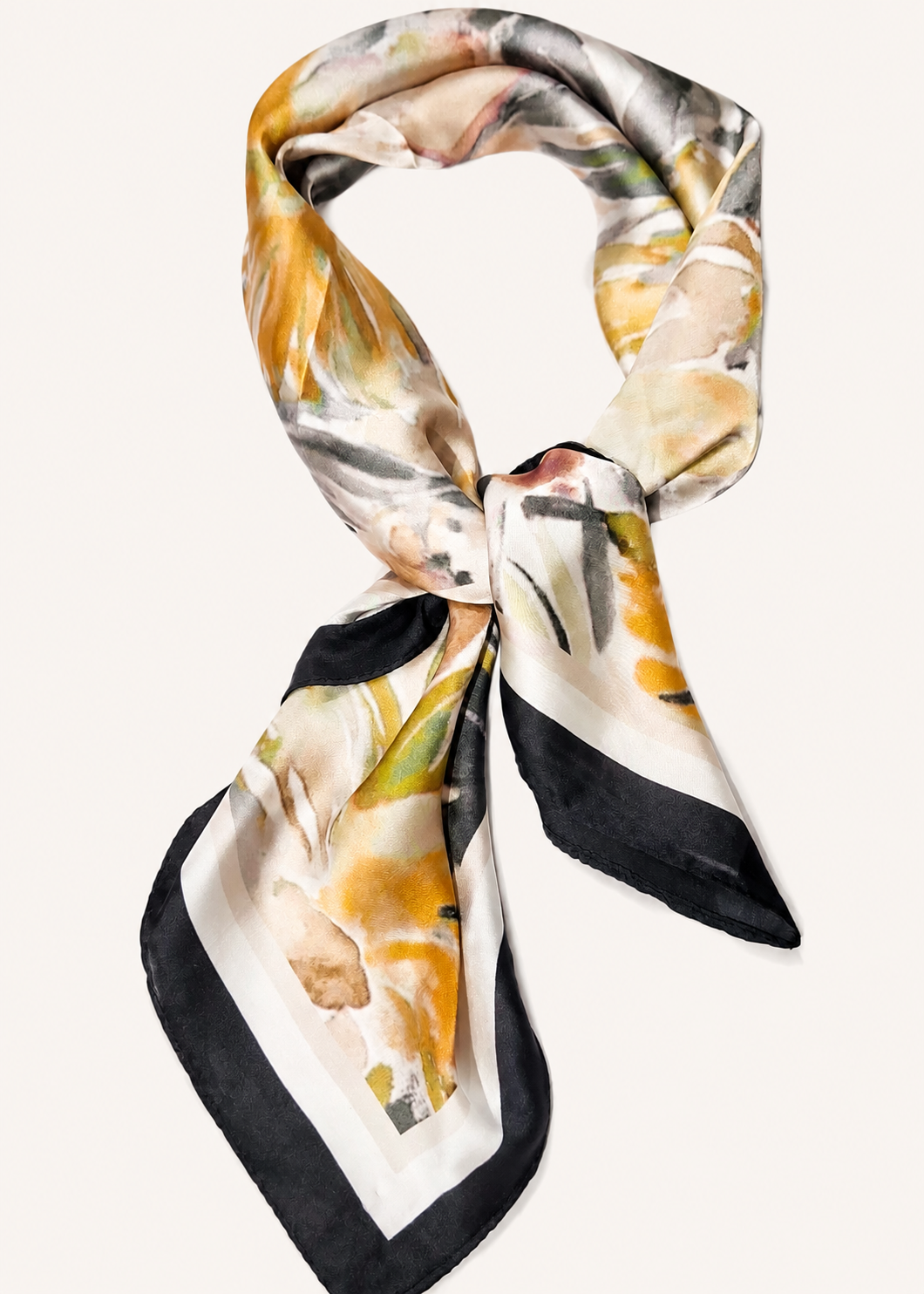 Ink And Bloom Square Scarf