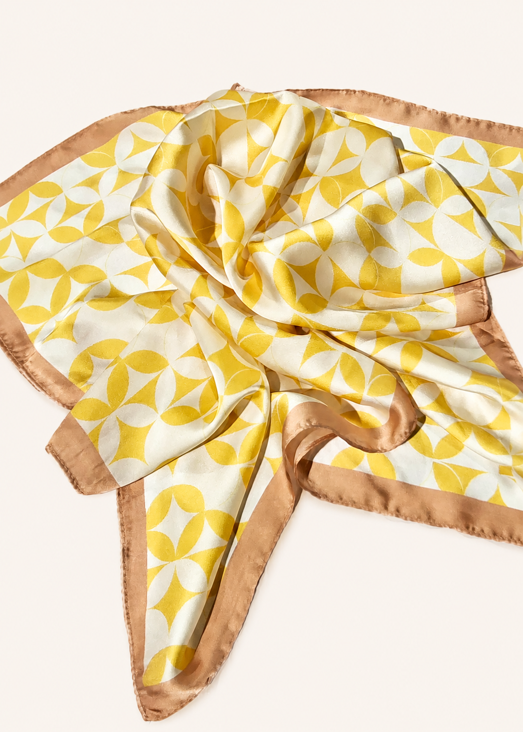 Retro Circles Square Scarf