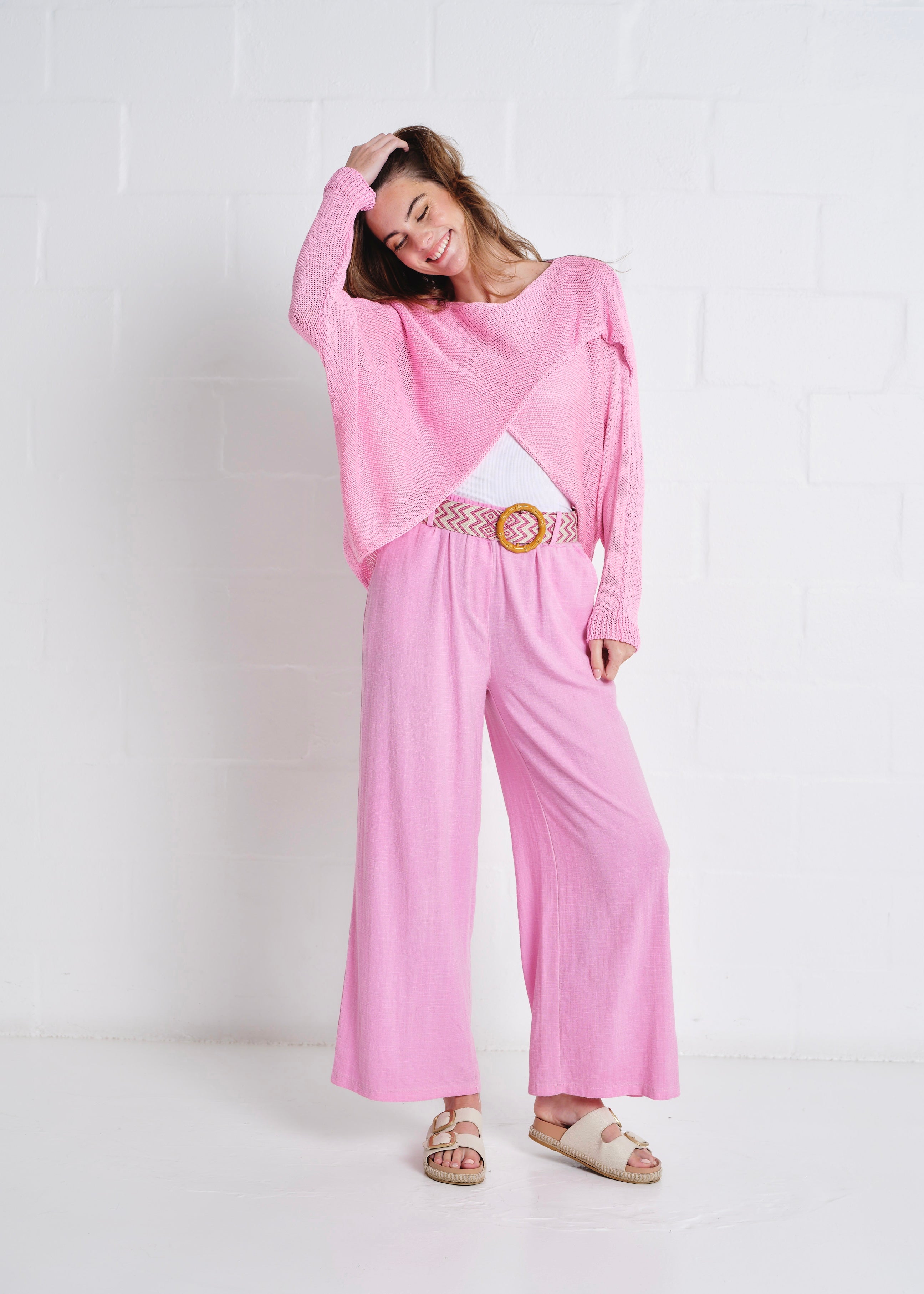 Chaillot Crossover Knit In Pink