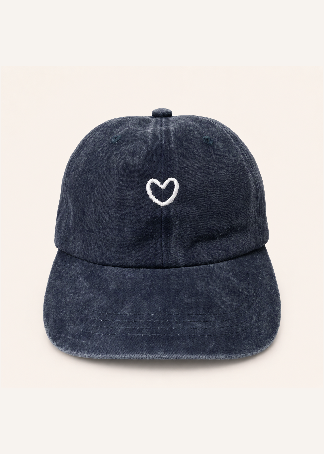 Tender Heart Cap In Navy