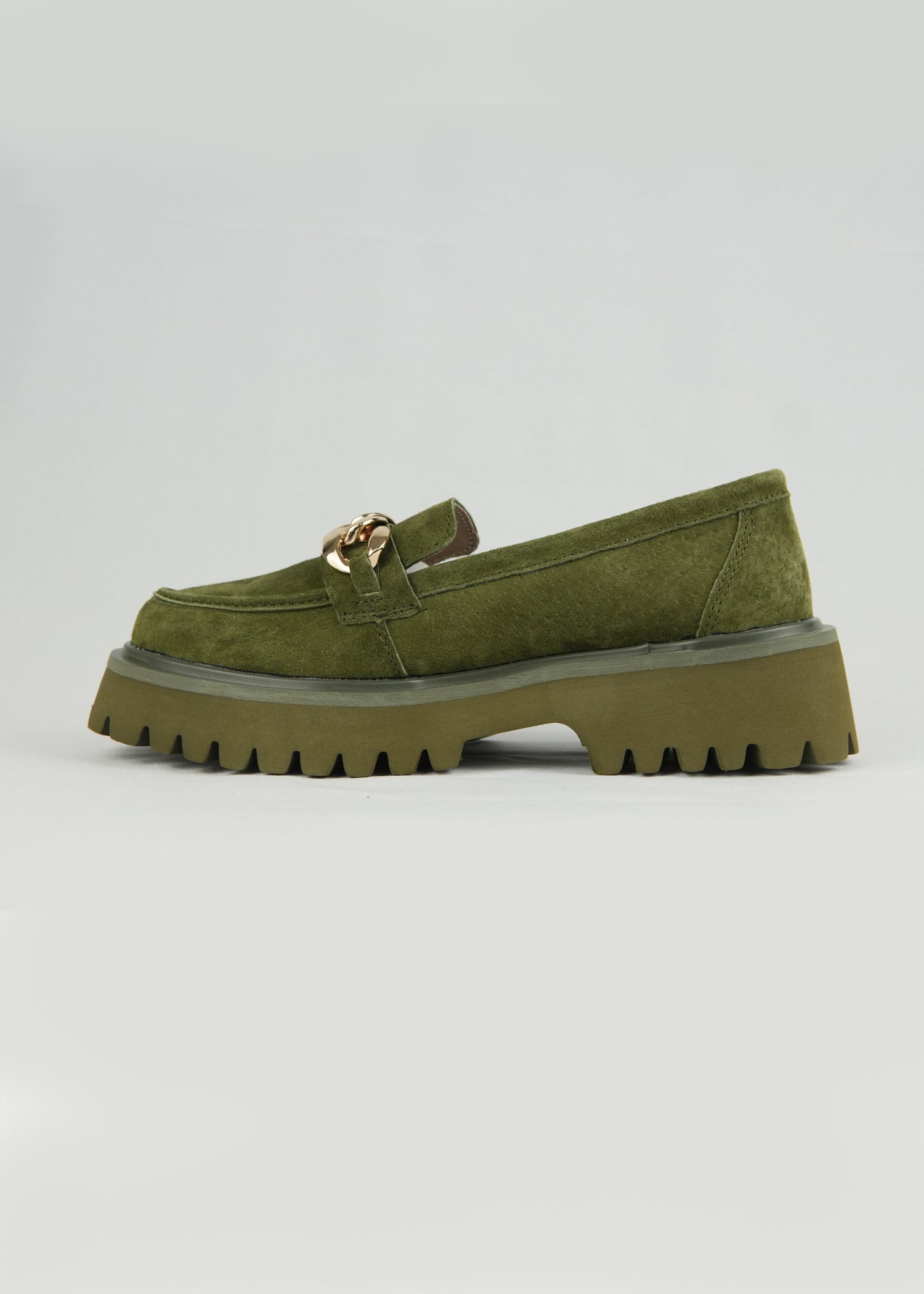 Dixie Olive Chunky Loafer