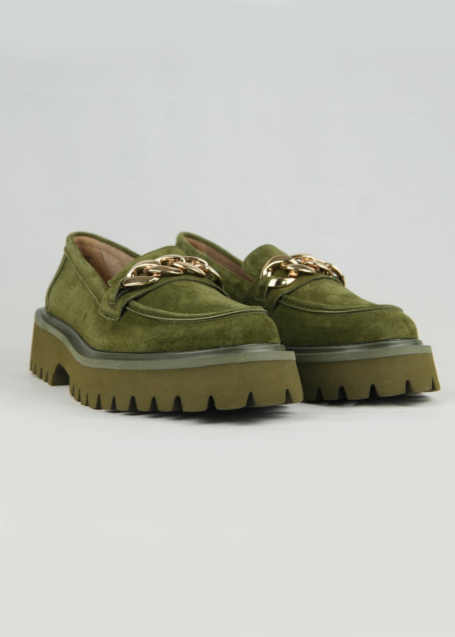 Dixie Olive Chunky Loafer