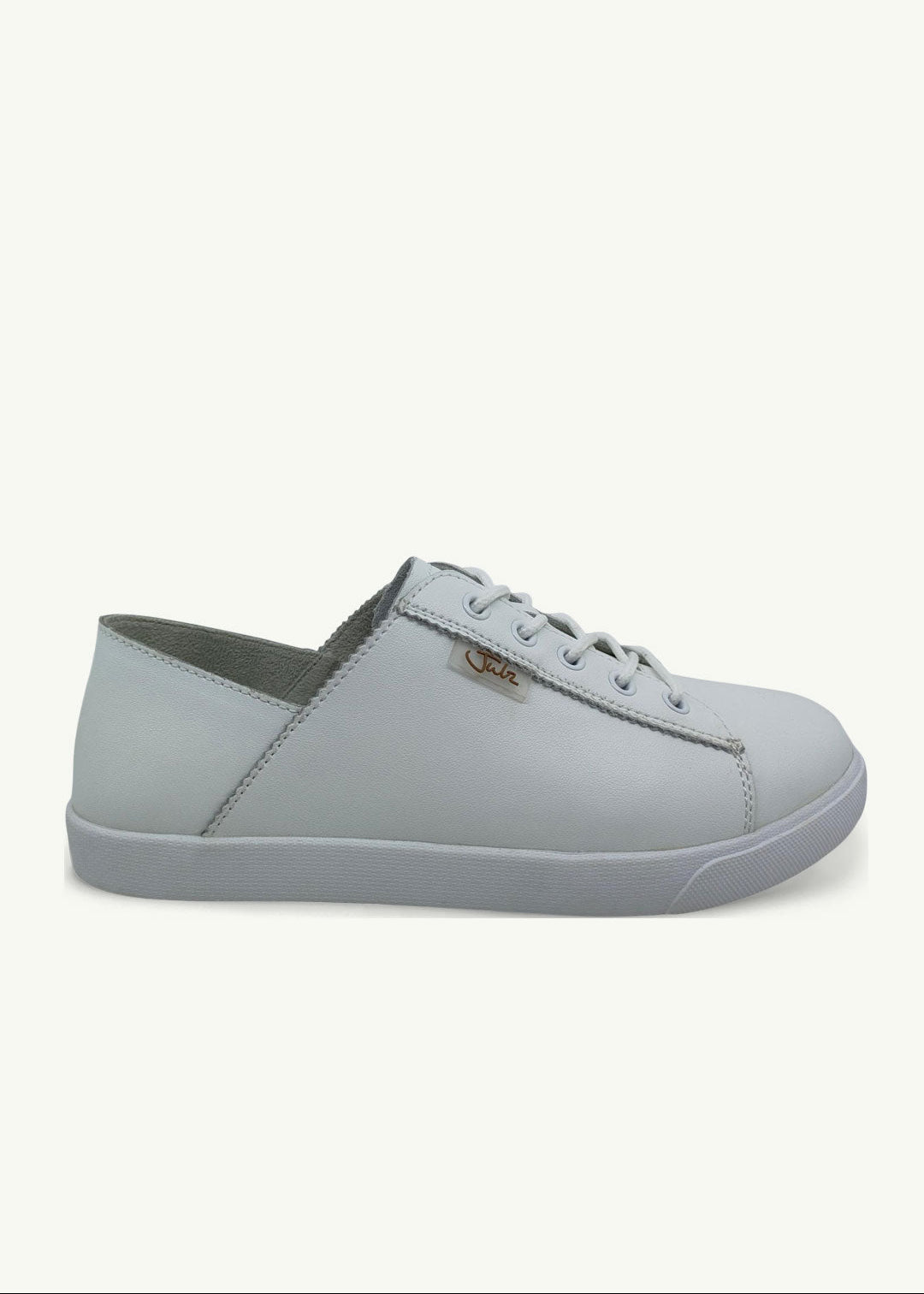 PRE ORDER: Julz Vicki Leather Sneaker in White
