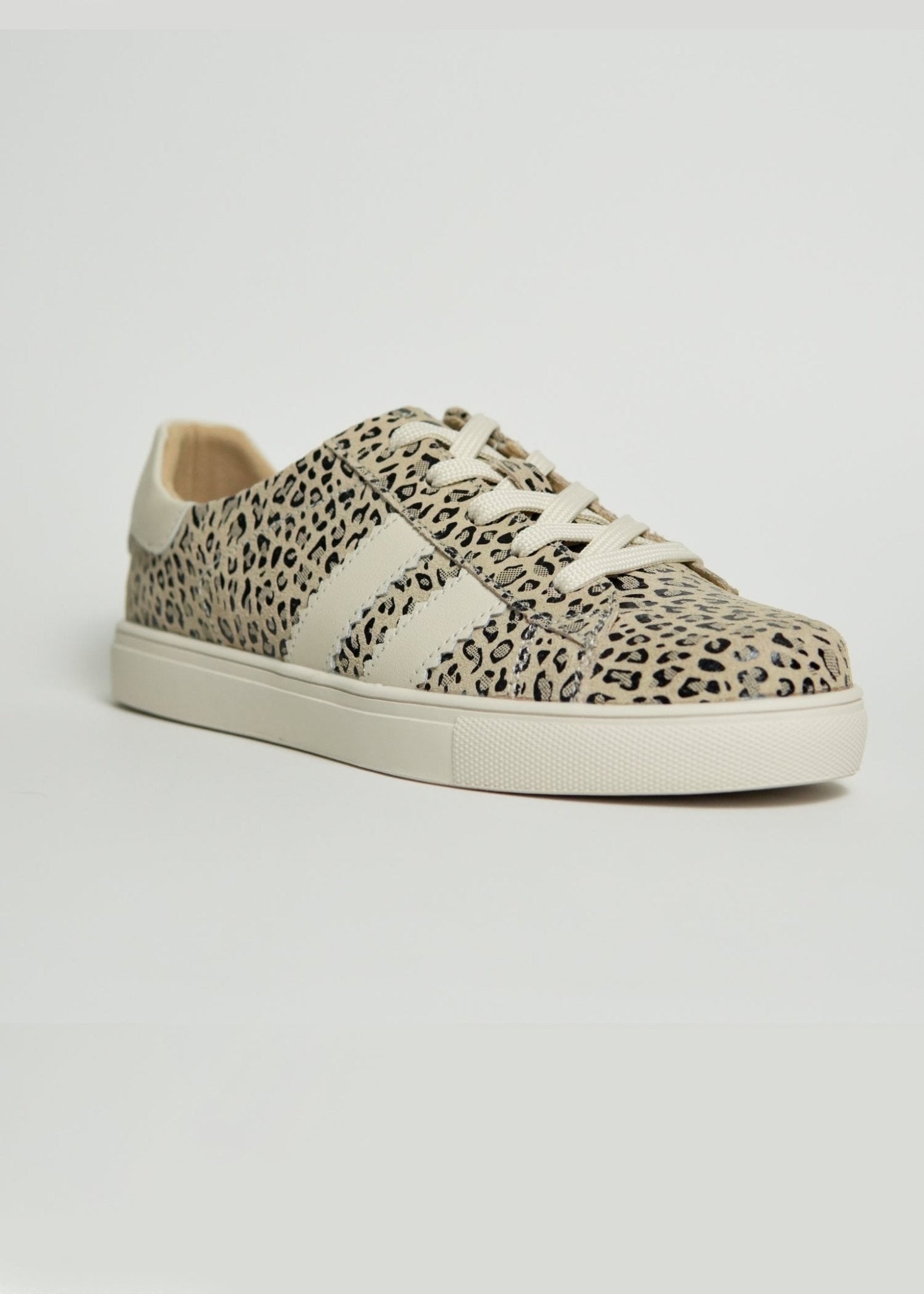 Layla Grey Leopard Print SneakersSHOES - Tribute Store