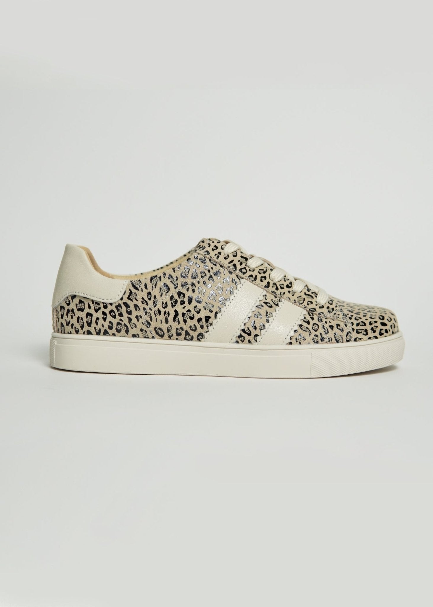 Layla Grey Leopard Print SneakersSHOES - Tribute Store