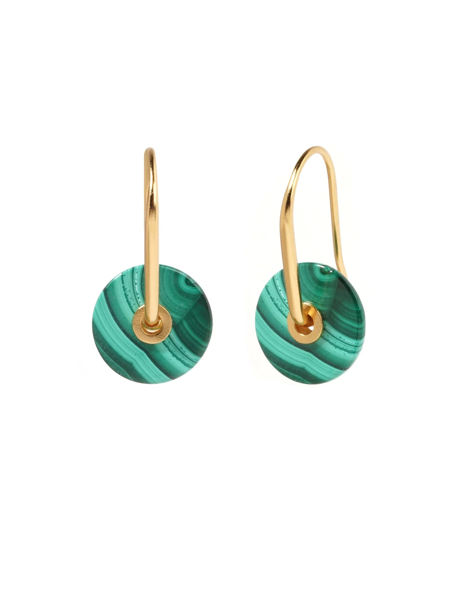 Malachite Stone Donut EarringACCESSORIES - Tribute Store