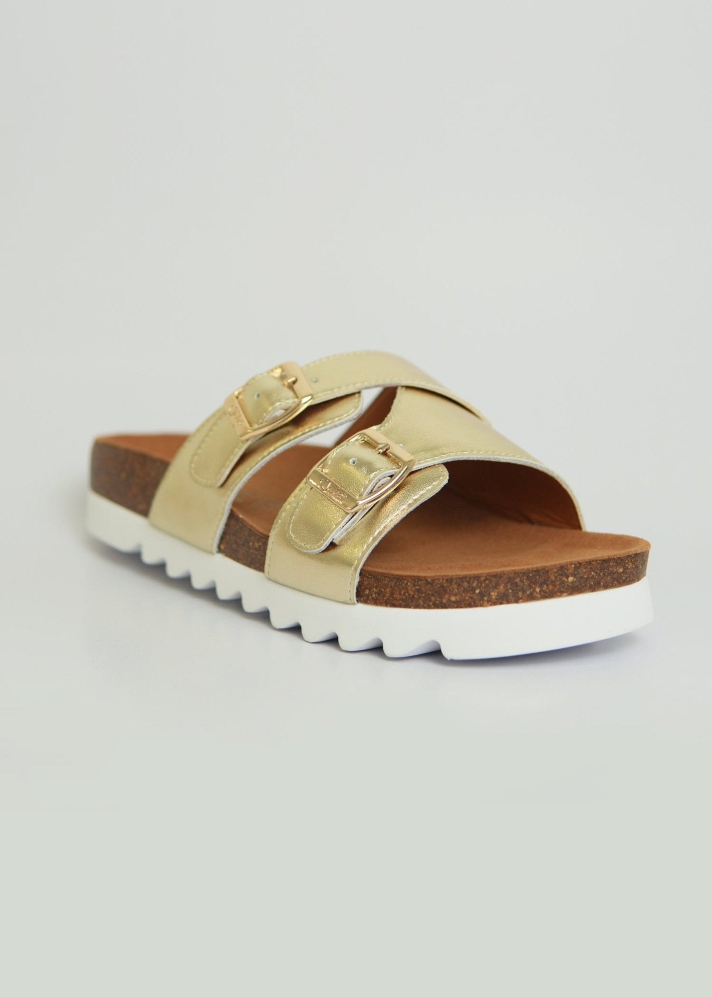 Megan Sandal In GoldSHOES - Tribute Store