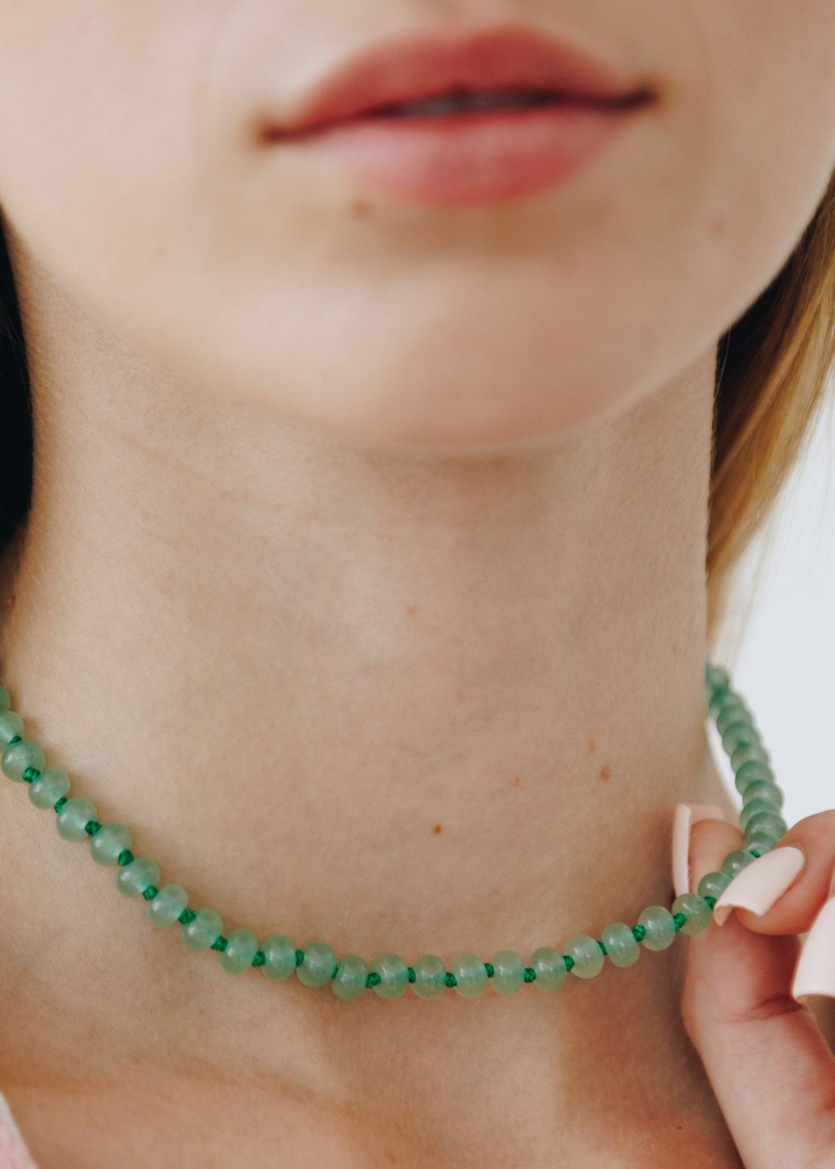 View our Aventurine Fishermans Wives Stone Necklace - by Tribute Store
