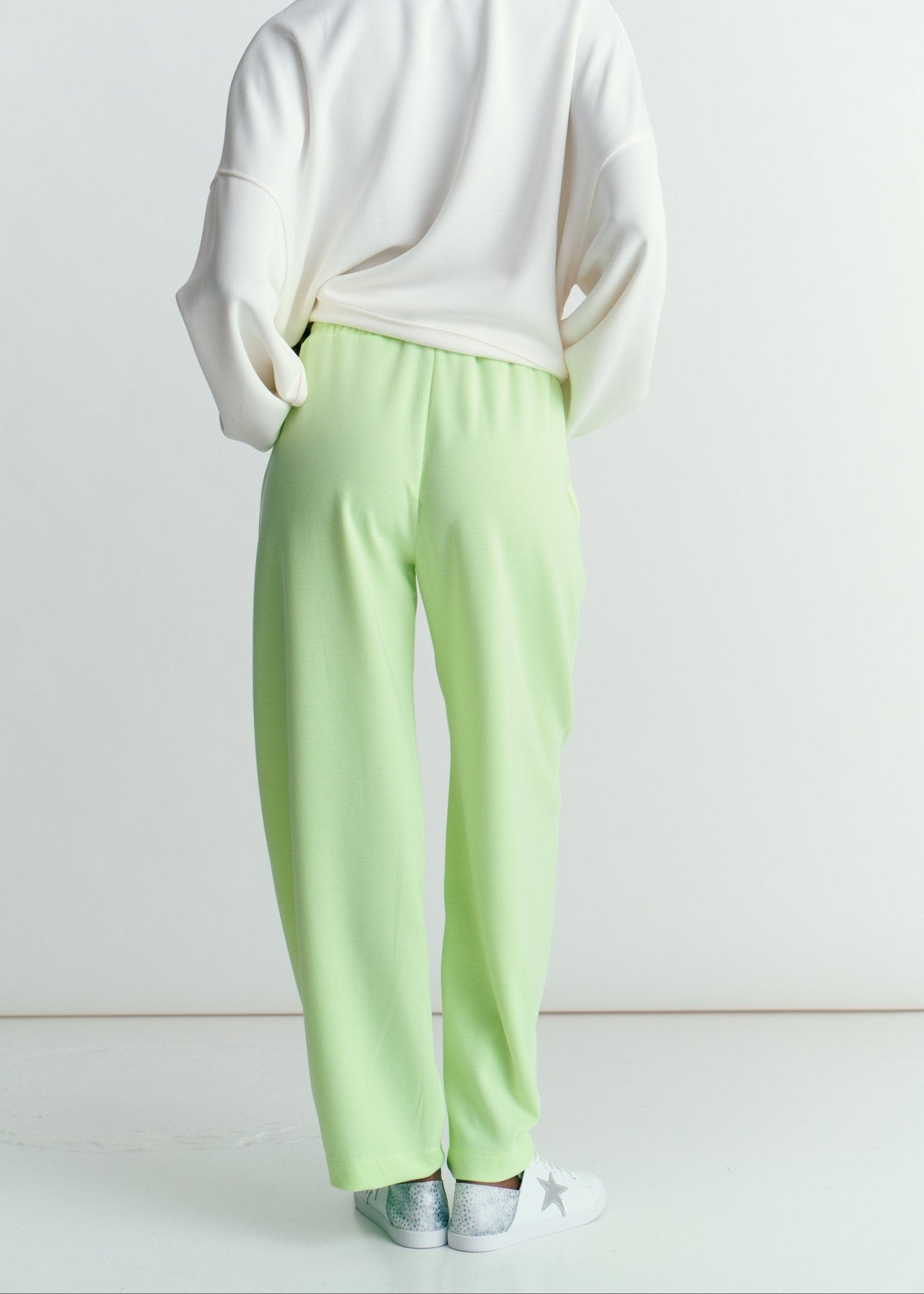View our Barrel Track Pants In Neon Green - by Tribute Store