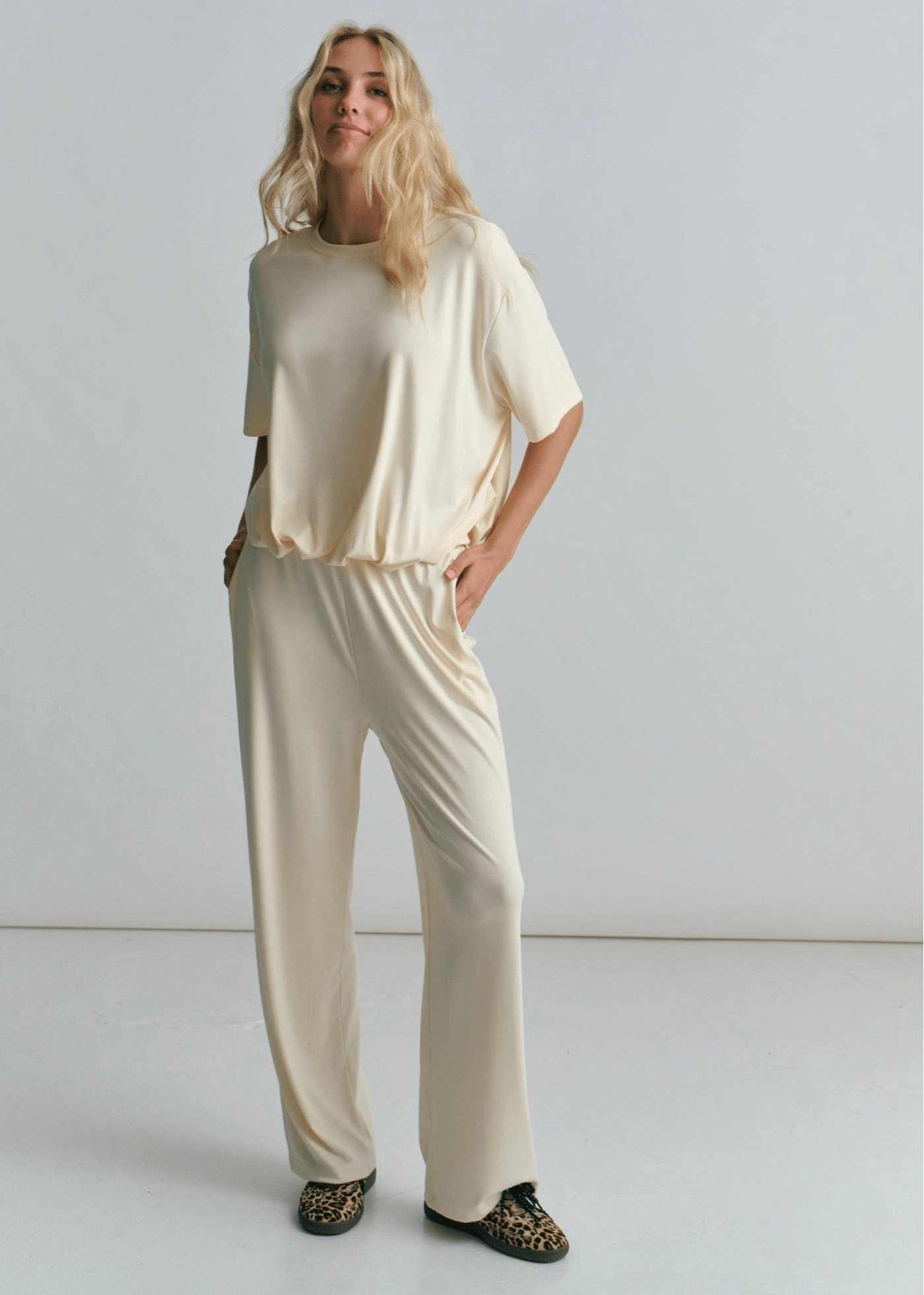 View our Beurre Butter Feel Palazzo Pants In Butter Yellow - by Tribute Store