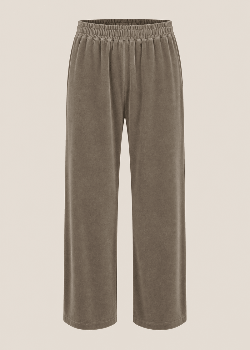 View our Beurre Butter Feel Palazzo Pants In Dark Khaki - by Tribute Store