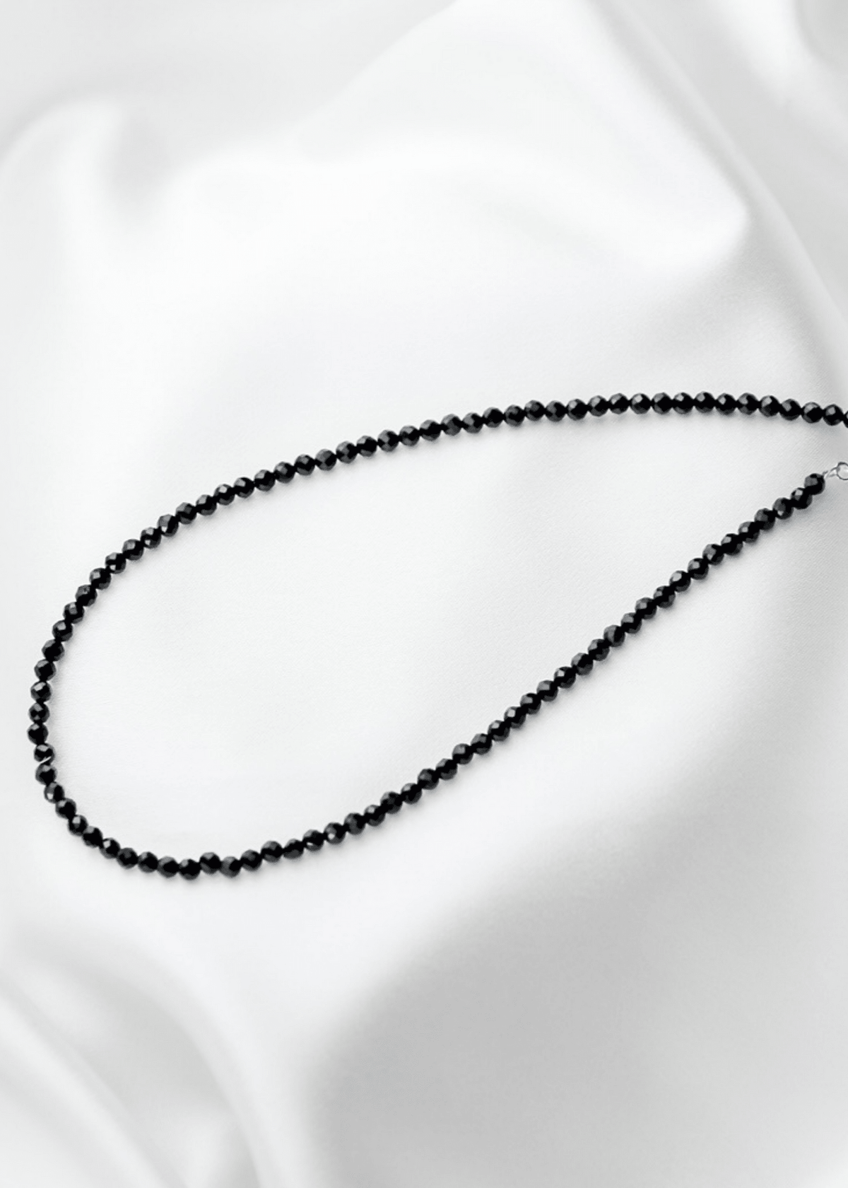 View our Black Tourmaline Stone Choker Necklace - by Tribute Store