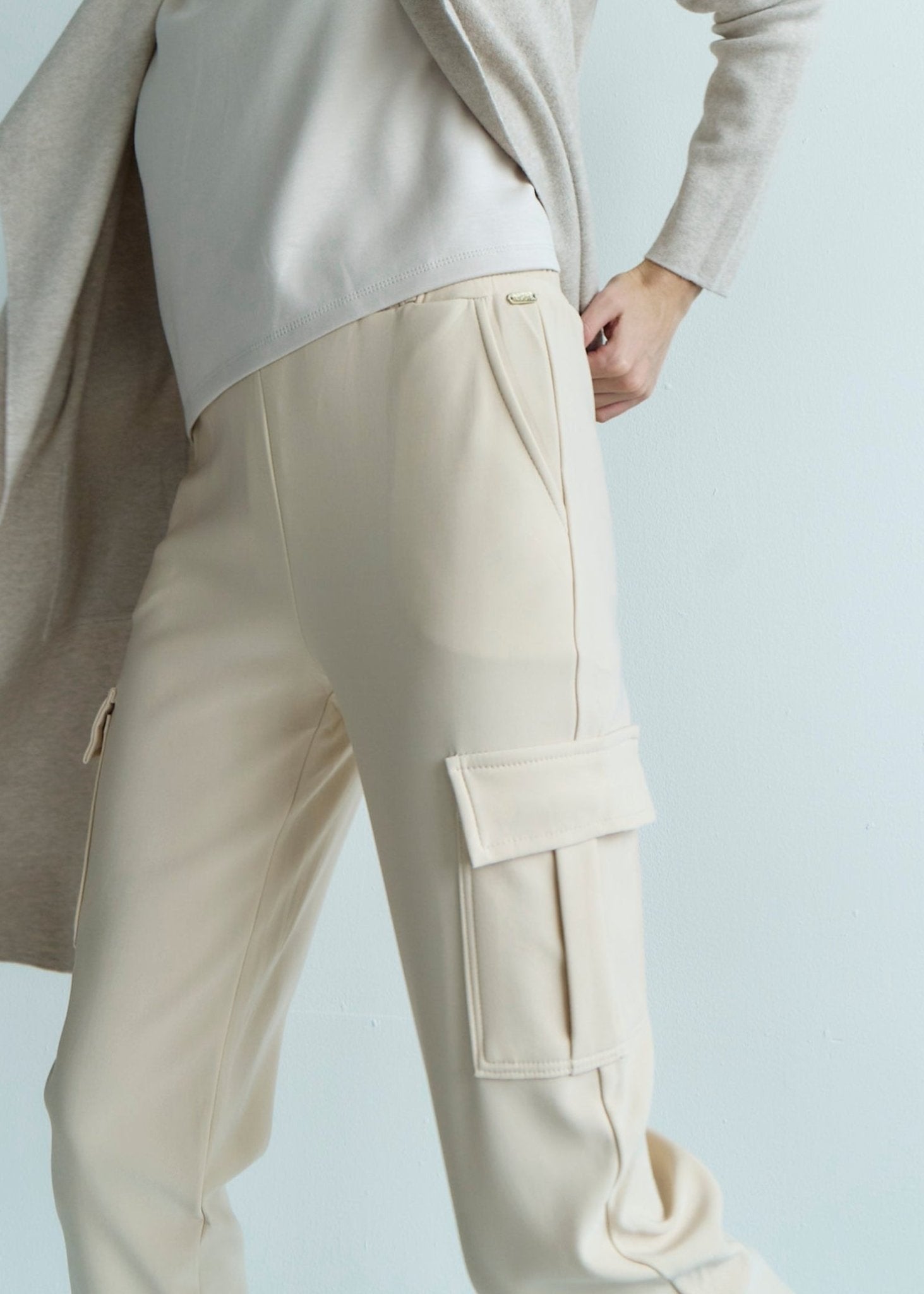 View our Cargo Style Joggers in Beige - by Tribute Store