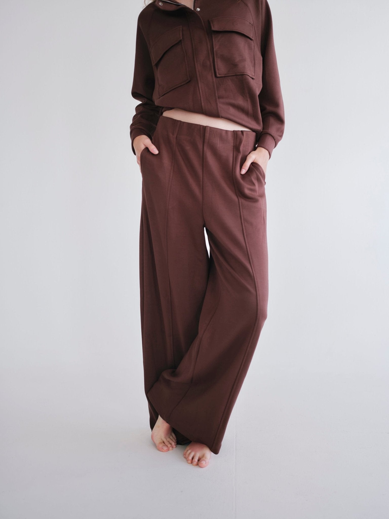 View our Chocolate Tracksuit Palazzo Pants - by Tribute Store