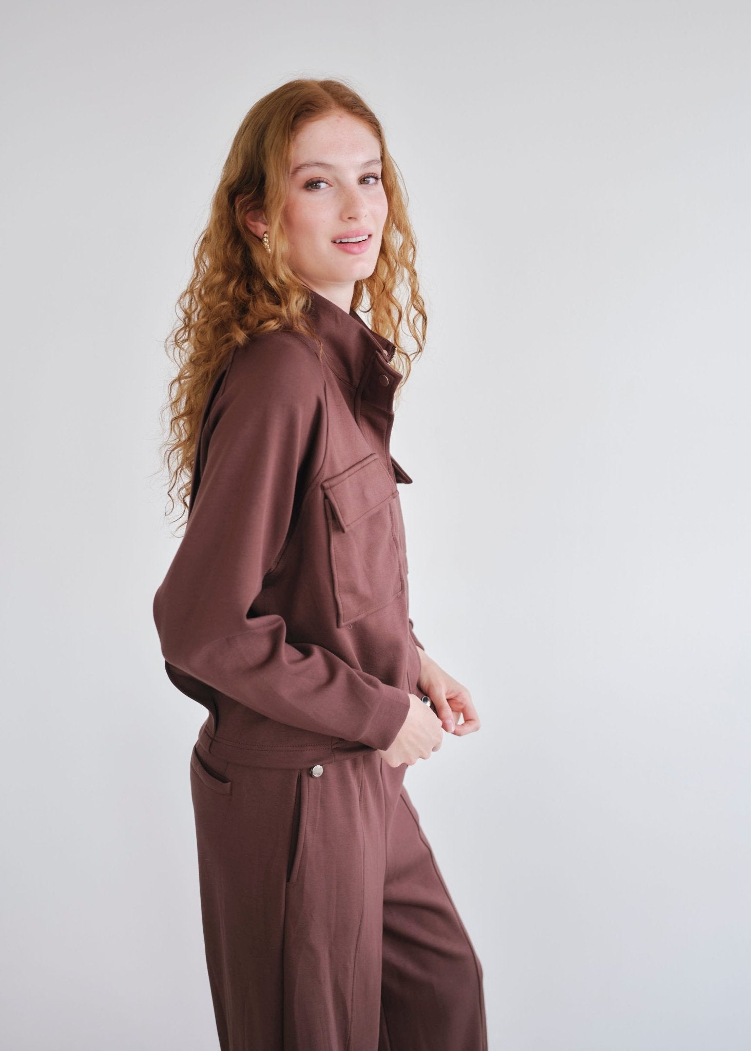 View our Chocolate Tracksuit Top - by Tribute Store