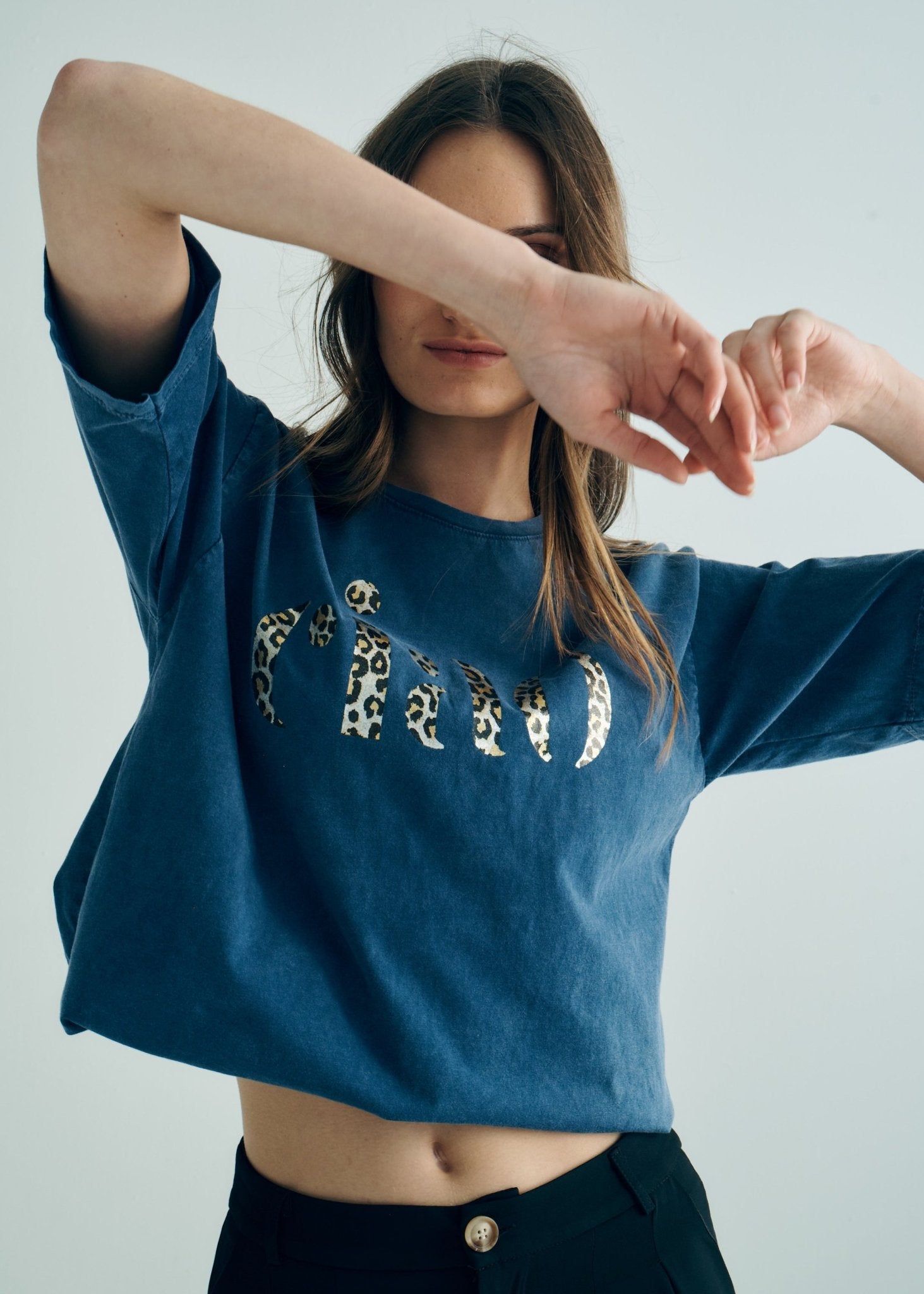 View our Ciao Stonewashed Tee in Marine Blue - by Tribute Store