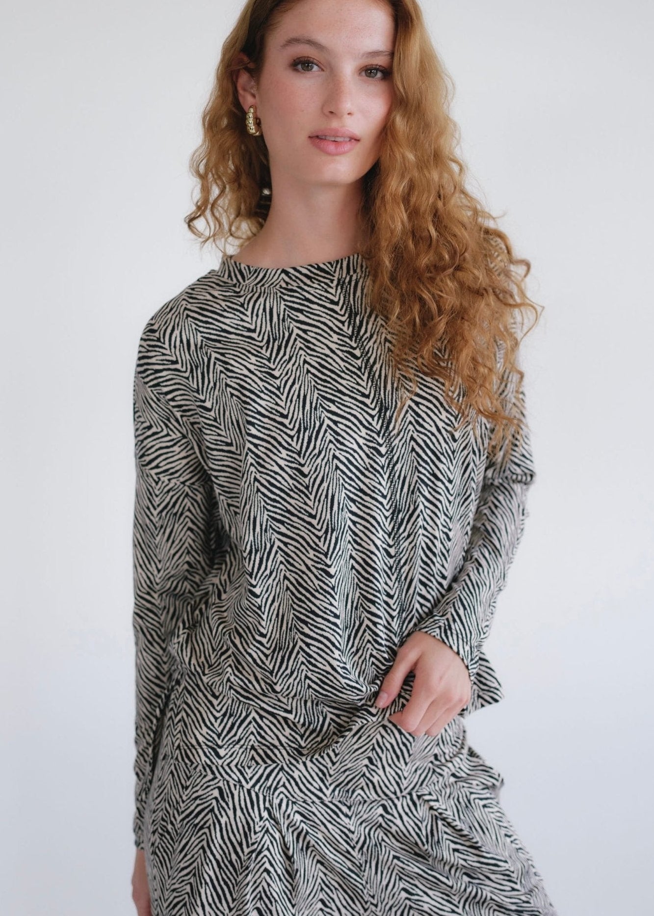 View our Classic Tee With Flossing Detail In Safari Sketch Print - by Tribute Store