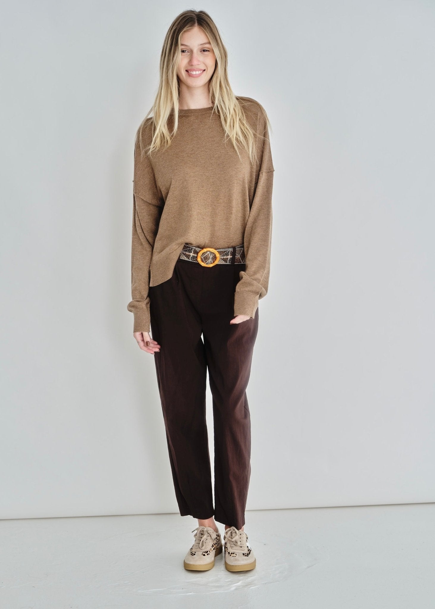 View our Cocoa Pants In Chocolate - by Tribute Store